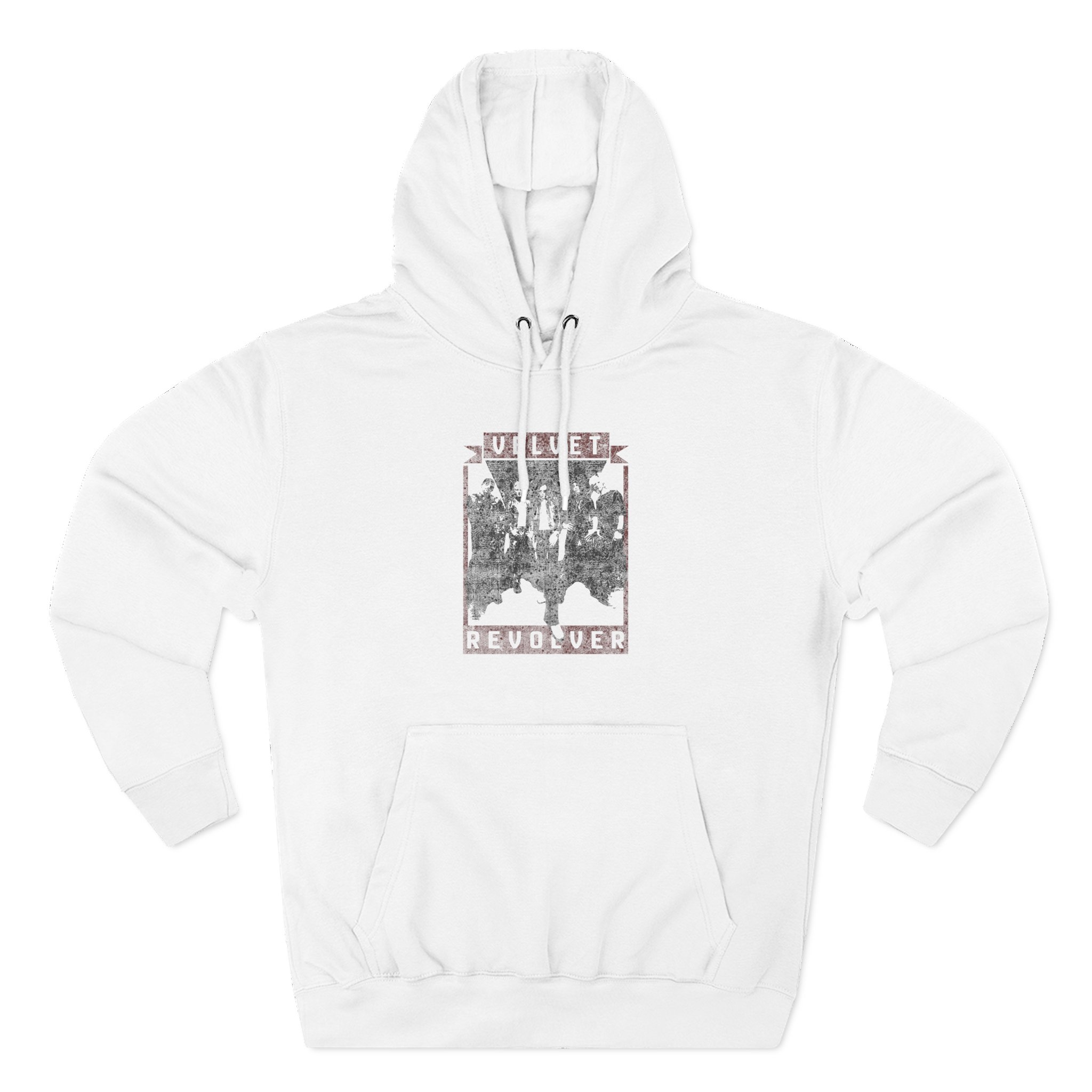 Velvet Revolver Portrait Three-Panel Fleece Hoodie