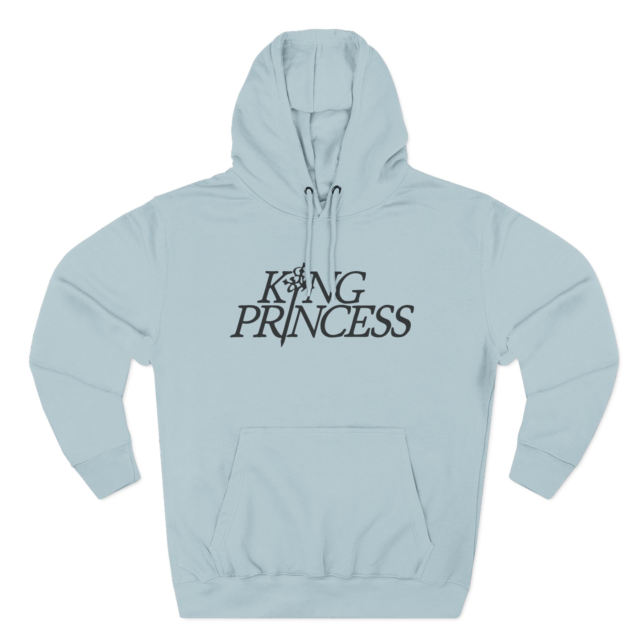 King Princess logo Three-Panel Fleece Hoodie