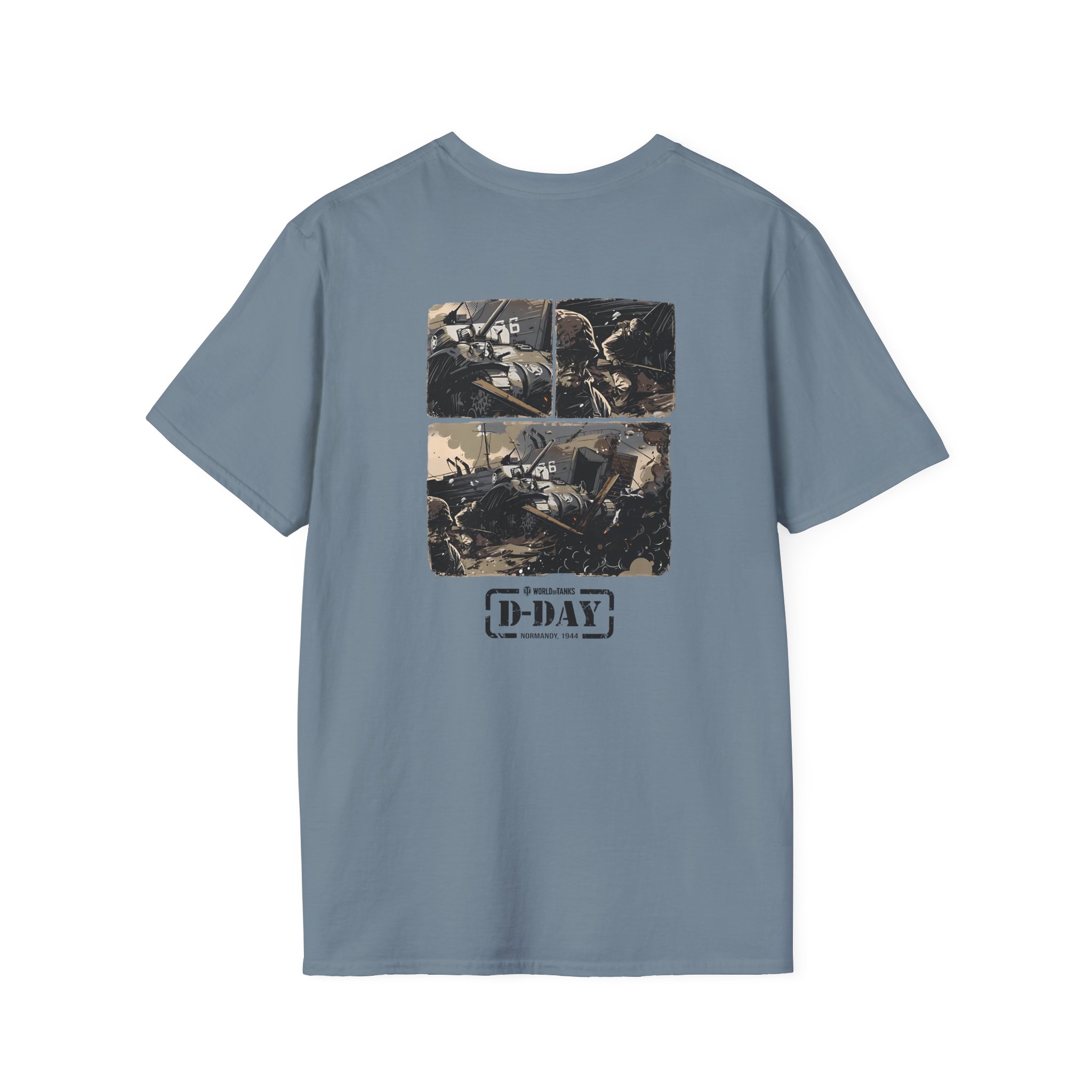 World of Tank Wot D-day Fury Storm Unisex Softstyle T-Shirt