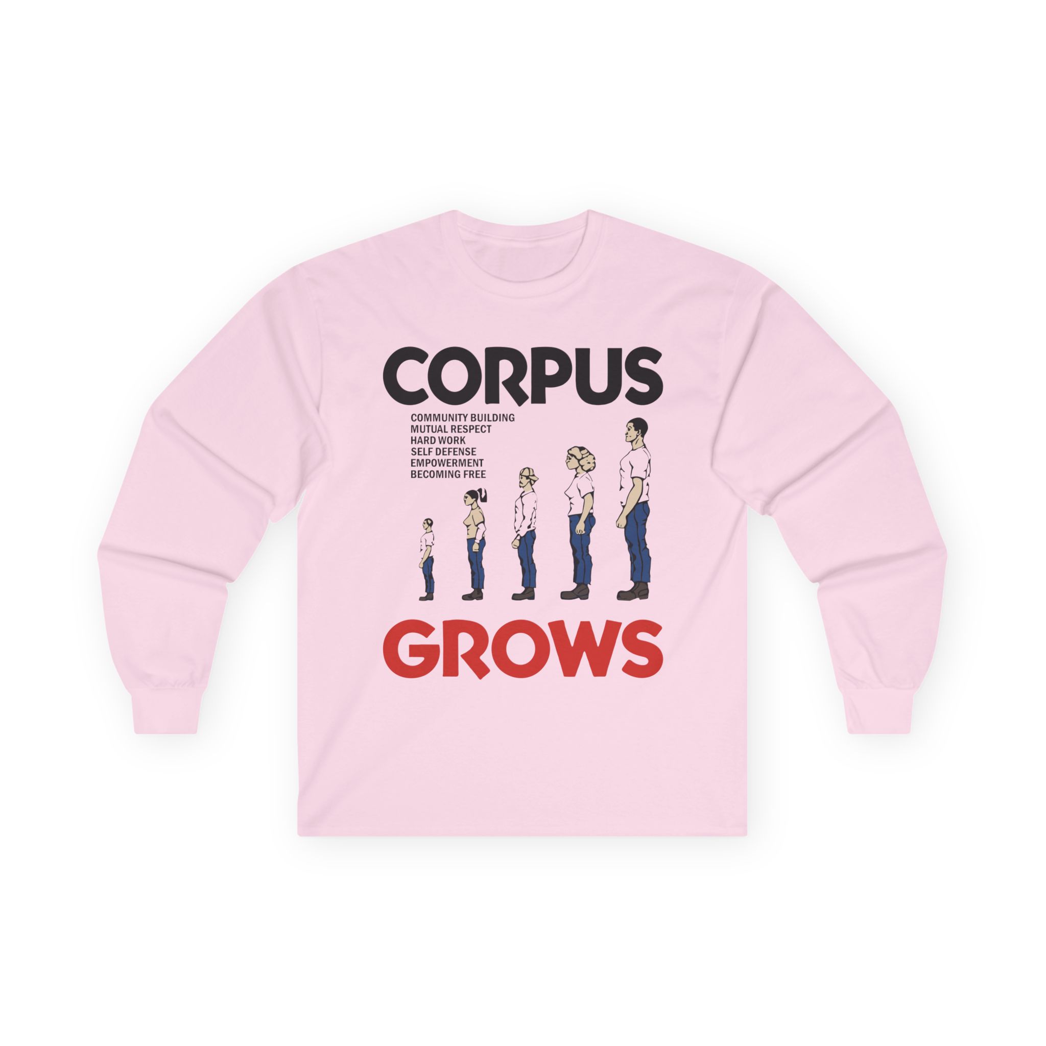 Show Me the Body Corpus Grows Unisex Ultra Cotton Long Sleeve Tee