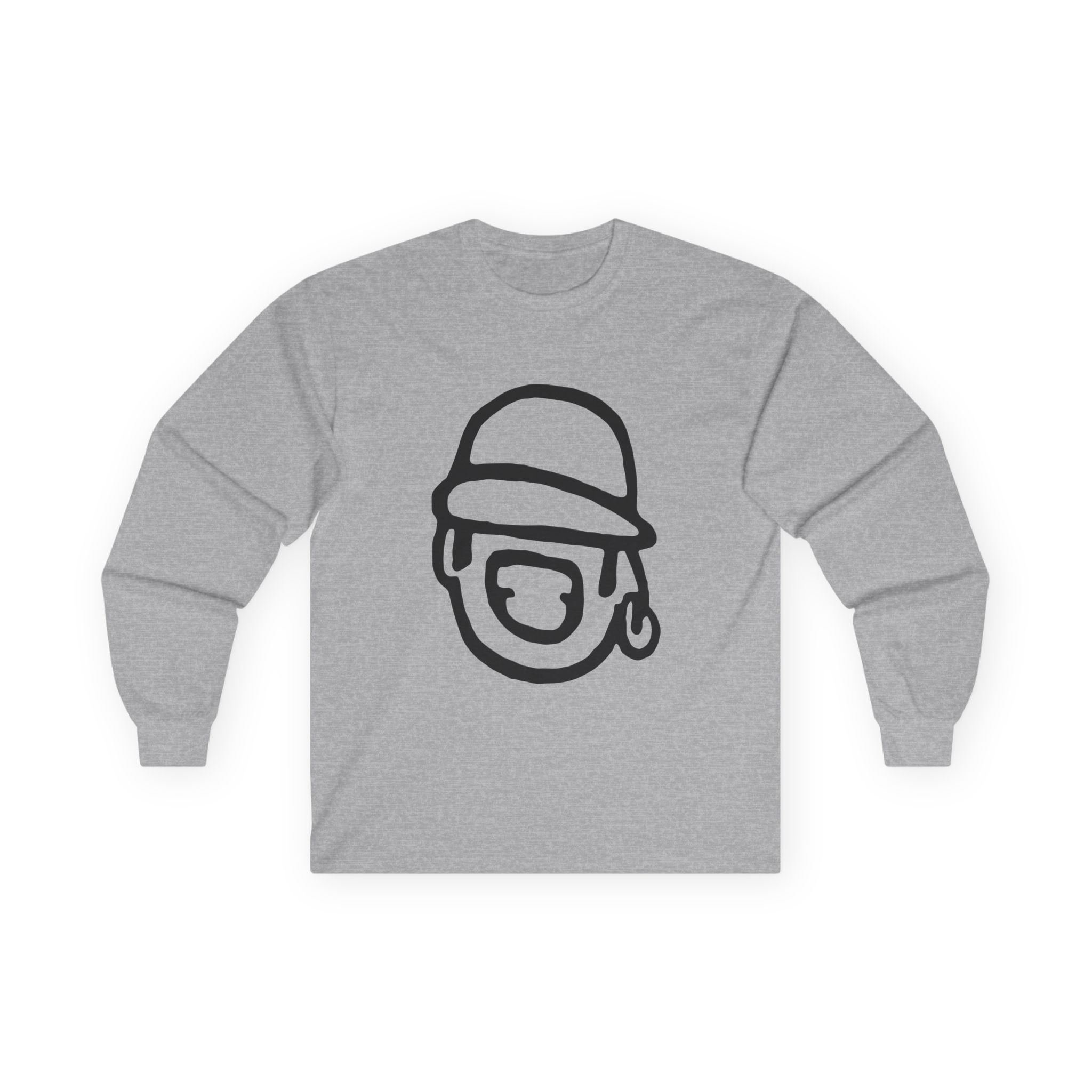 Niko B Big Face Unisex Ultra Cotton Long Sleeve Tee