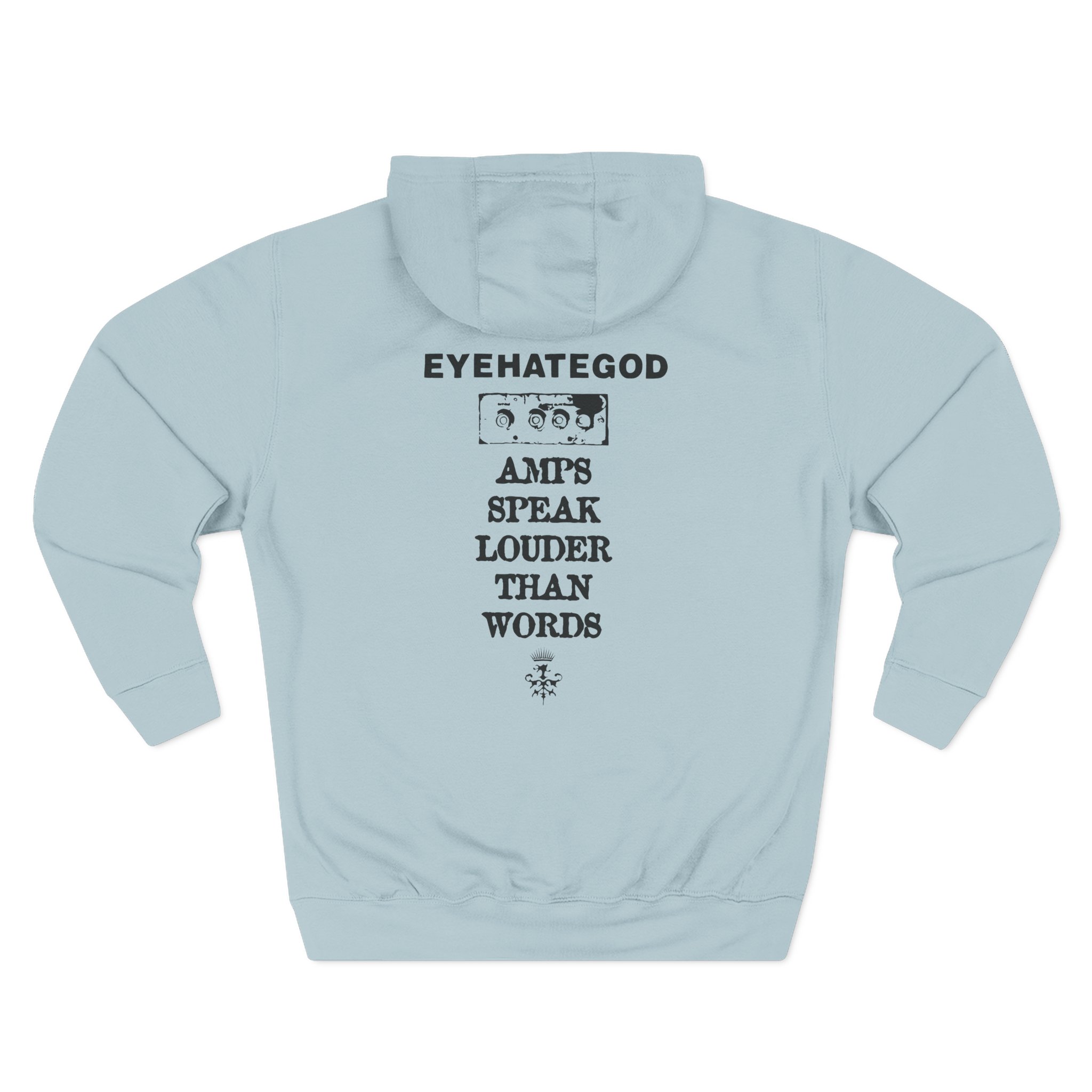 Eyehategod Phoenix/amps Three-Panel Fleece Hoodie