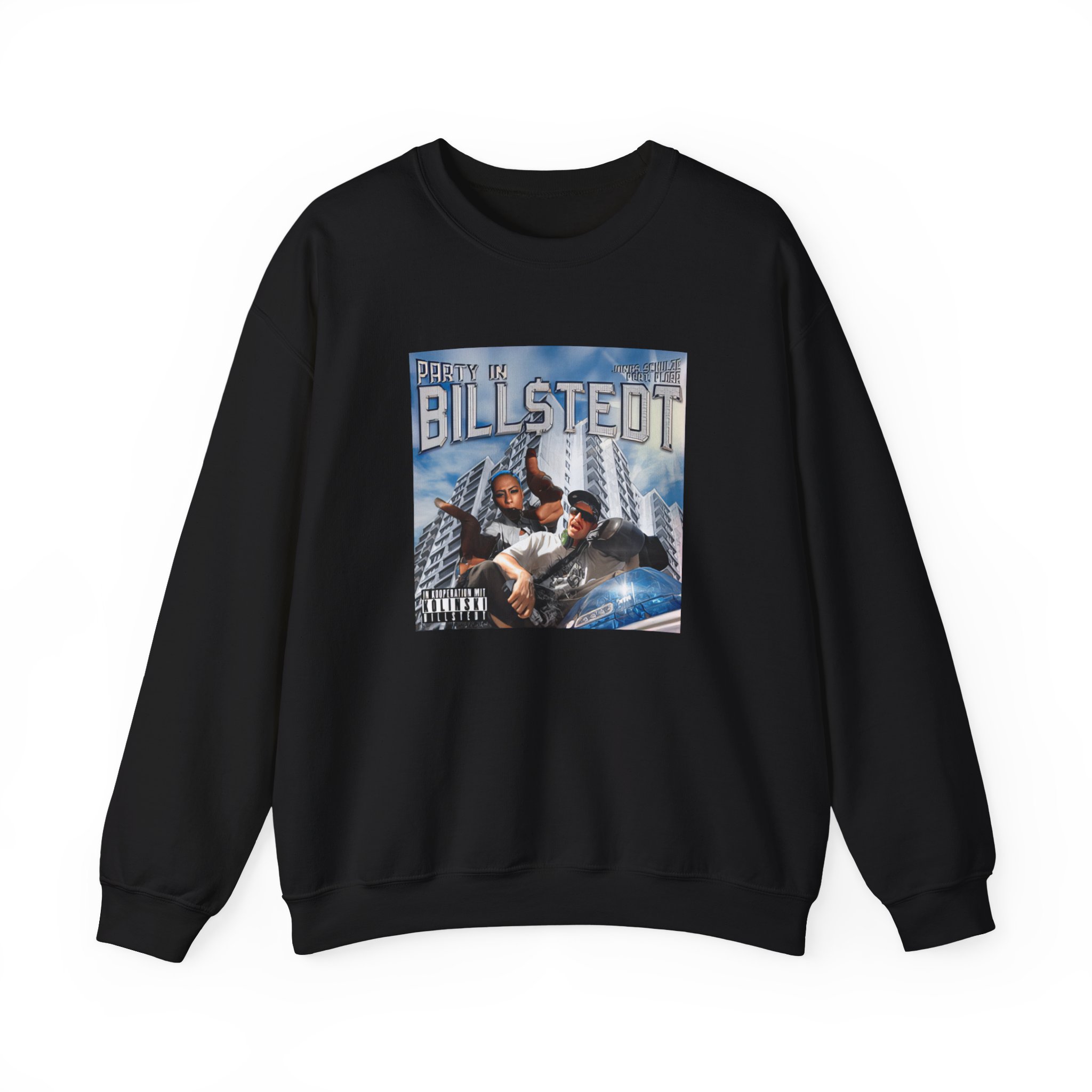 Feinkost Kolinski - Party in Billstedt Unisex Heavy Blendâ„¢ Crewneck Sweatshirt