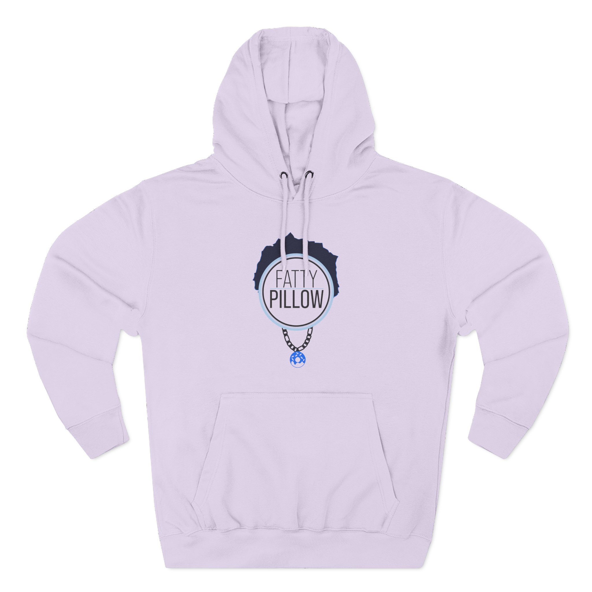 Fattypillow Three-Panel Fleece Hoodie