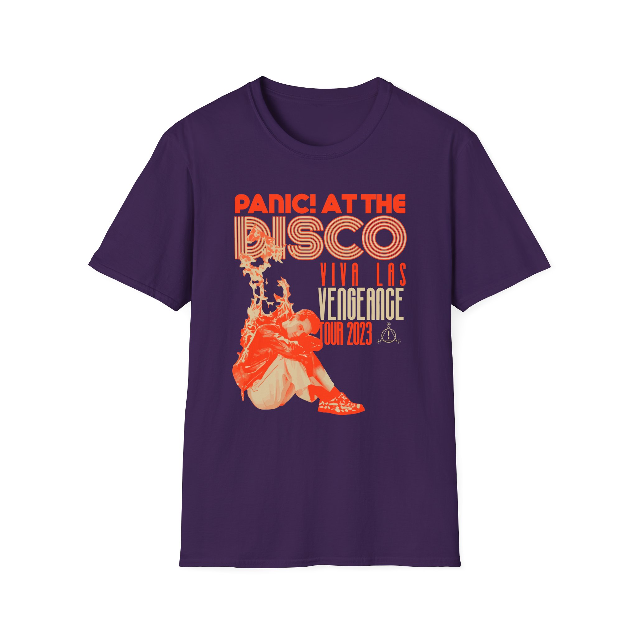 Panic at the Disco Eu/uk Flame Tour Unisex Softstyle T-Shirt