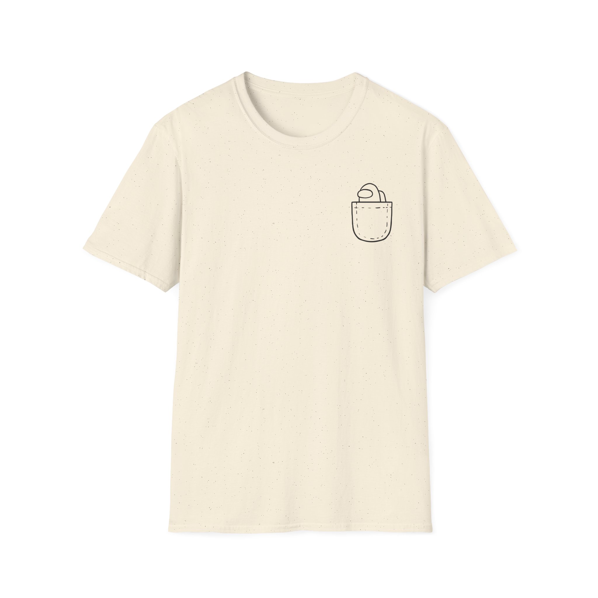 Among Us Mini Crewmate Pocket Unisex Softstyle T-Shirt