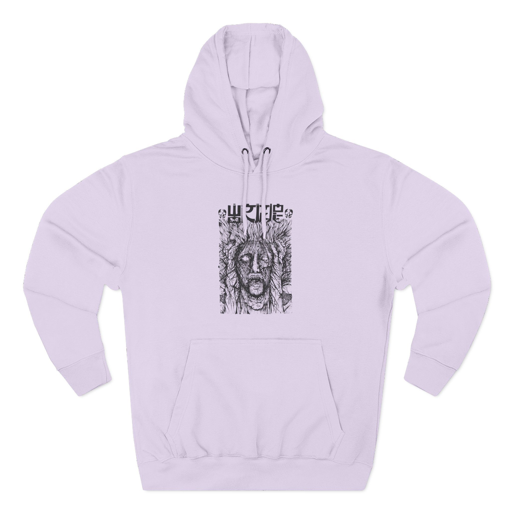 Wormrot Voices Three-Panel Fleece Hoodie