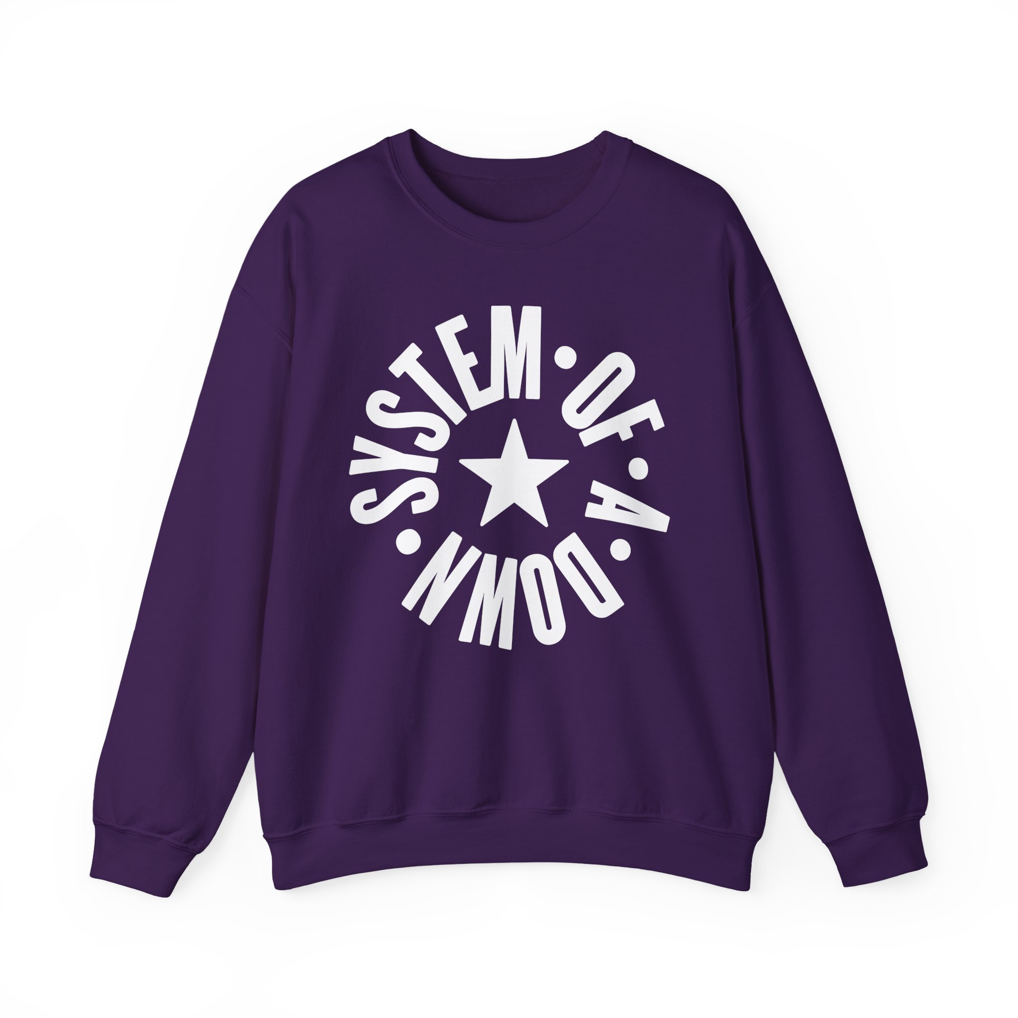 System of a Down Full Circle Logo Kids Unisex Heavy Blendâ„¢ Crewneck Sweatshirt