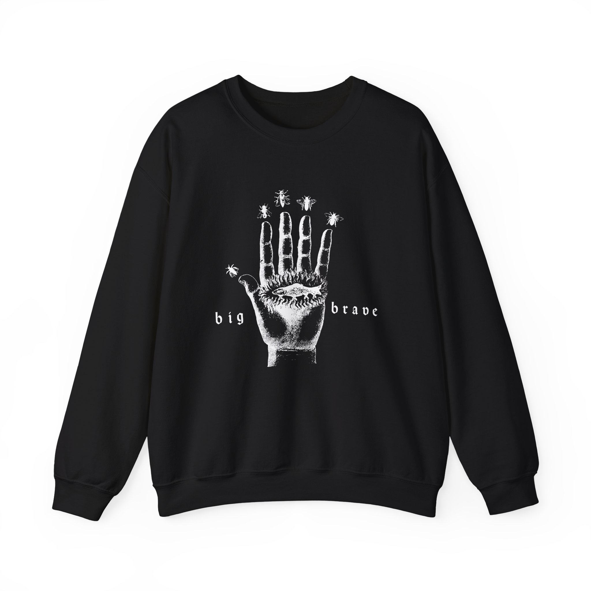 Big Brave Hand Unisex Heavy Blendâ„¢ Crewneck Sweatshirt