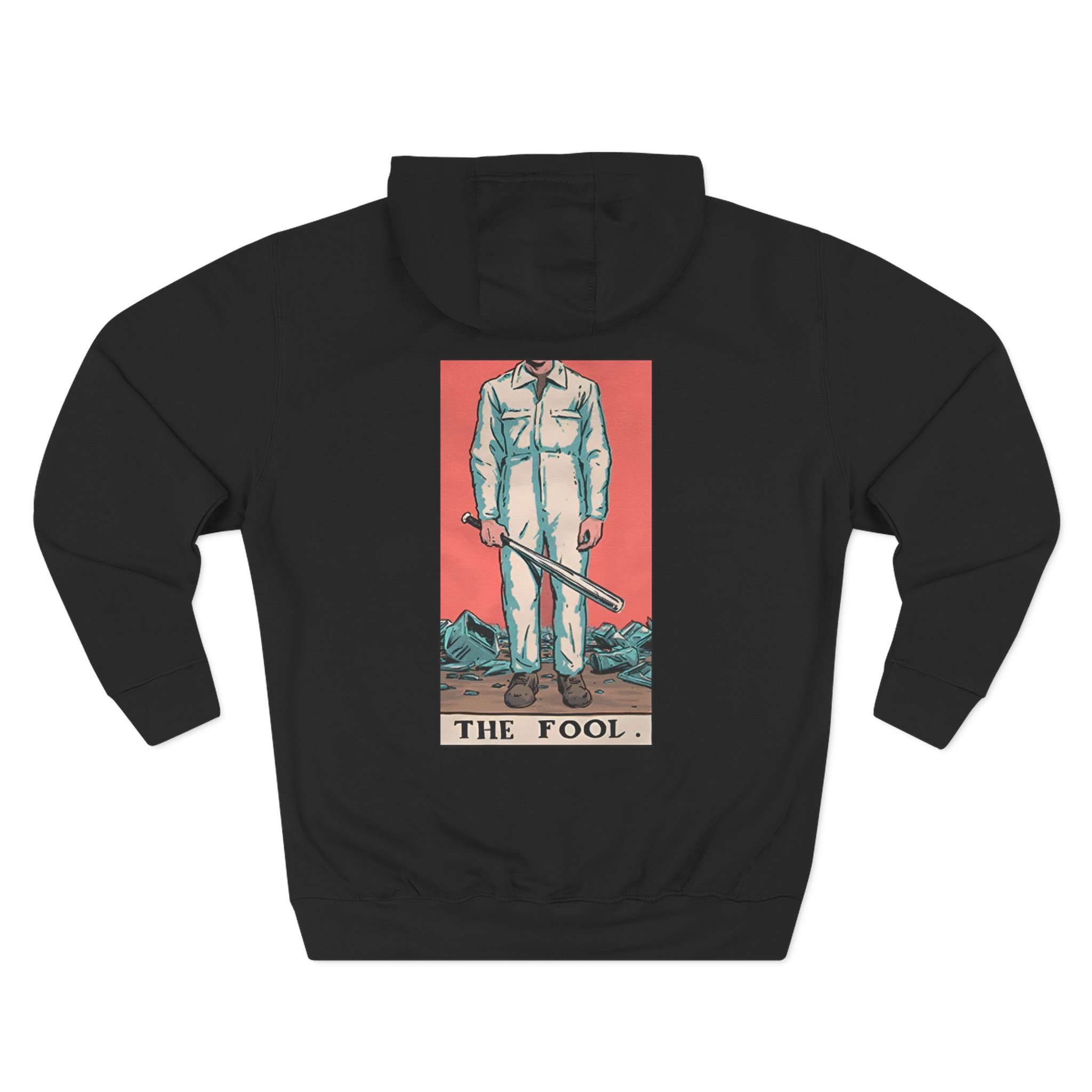 The Early November Tarot Card Three-Panel Fleece Hoodie