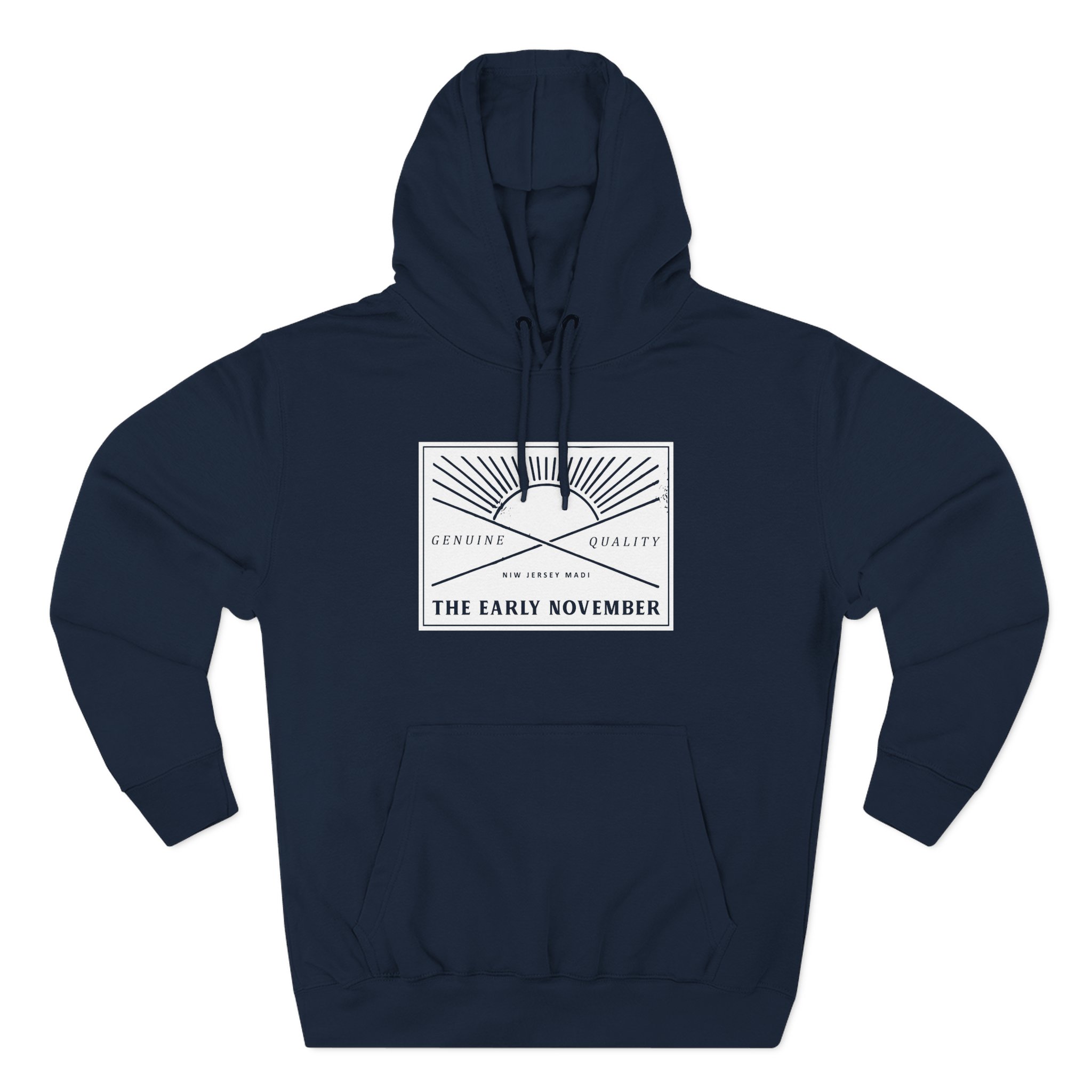 The Early November Sunrise Three-Panel Fleece Hoodie