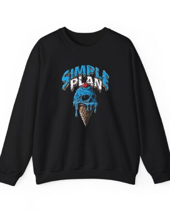 Simple Plan Ice Cream Unisex Heavy Blend™ Crewneck Sweatshirt