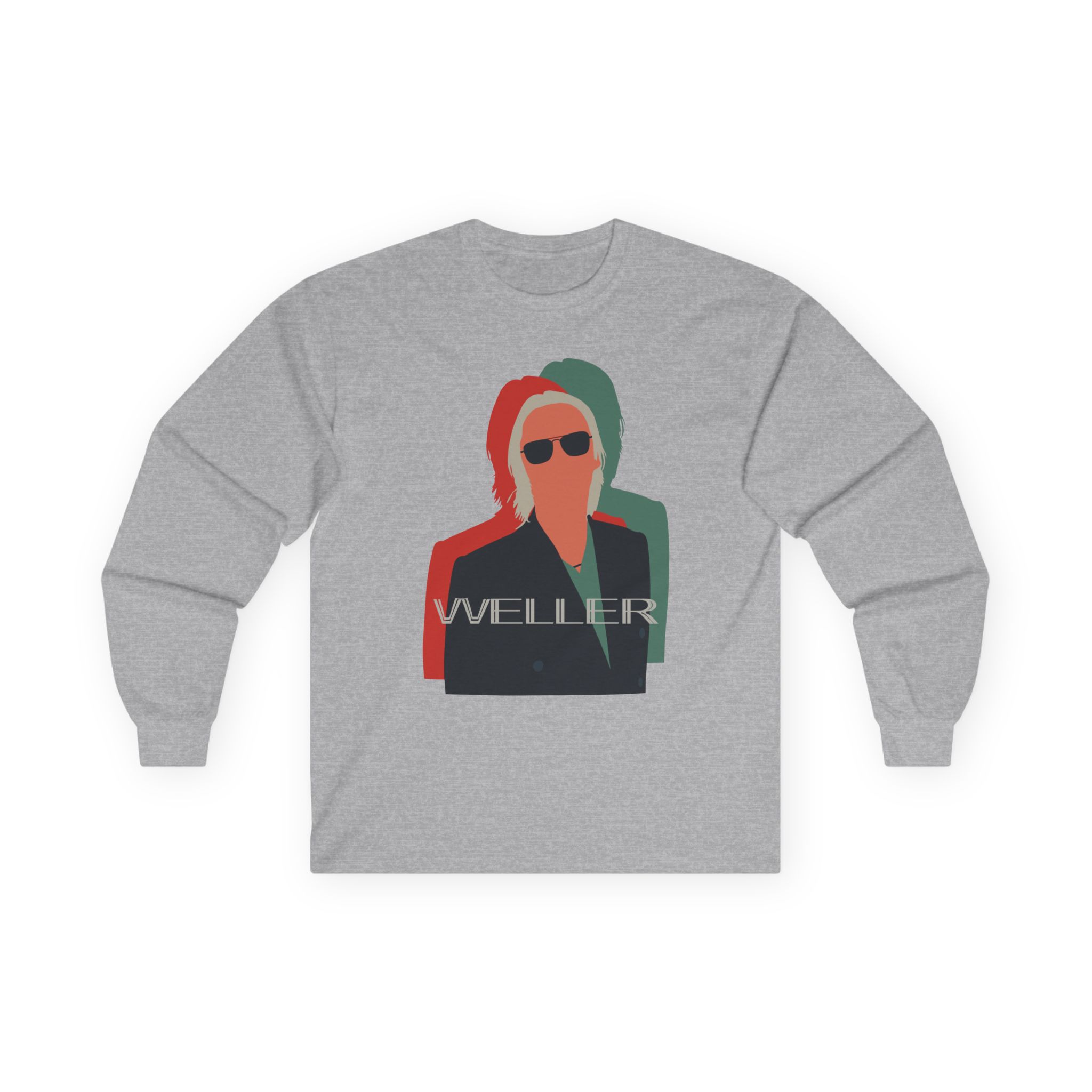 PW Illustration Offset Unisex Ultra Cotton Long Sleeve Tee