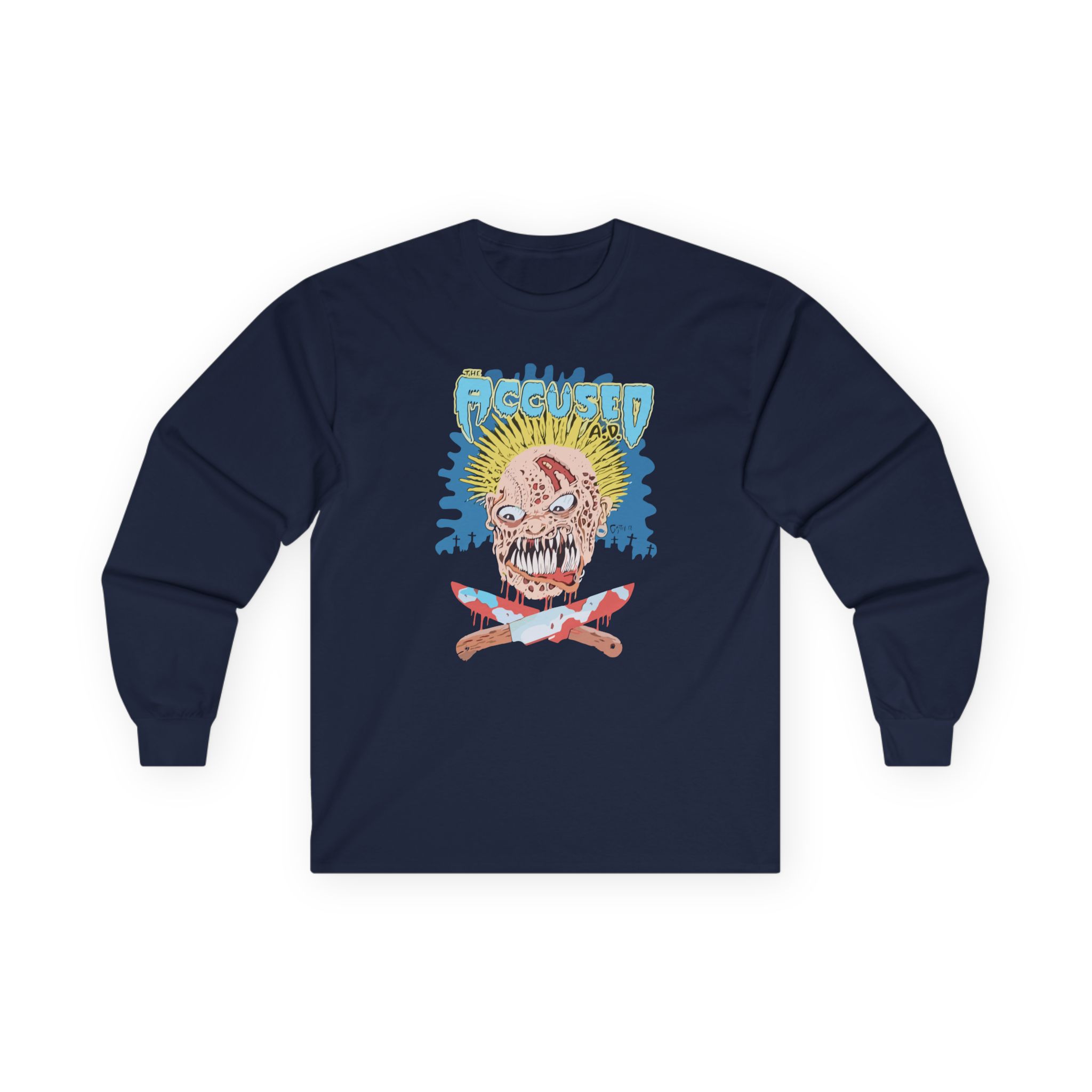 Accused Ad Knives Unisex Ultra Cotton Long Sleeve Tee