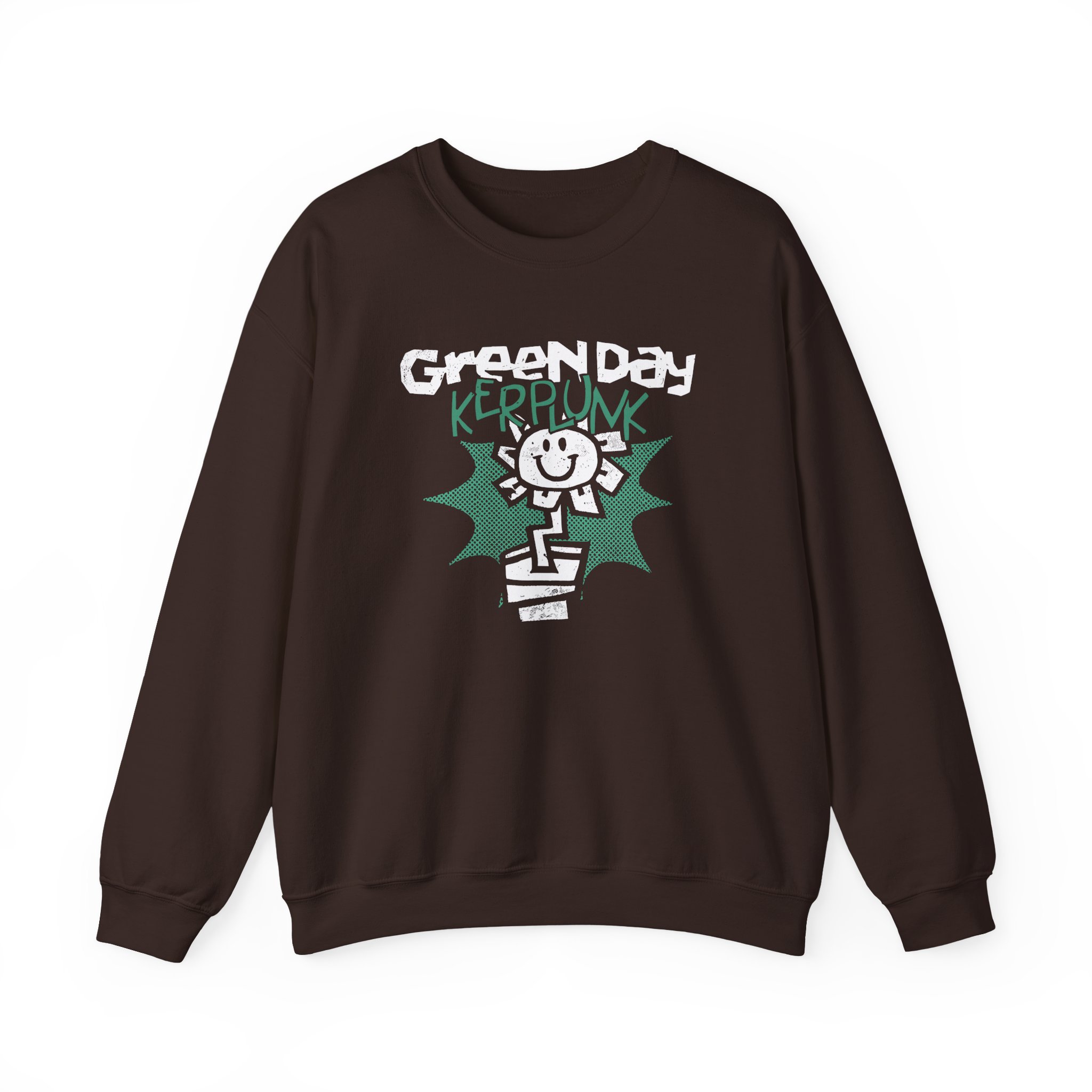 Green Day Kerplunk Vintage Flower Unisex Heavy Blendâ„¢ Crewneck Sweatshirt