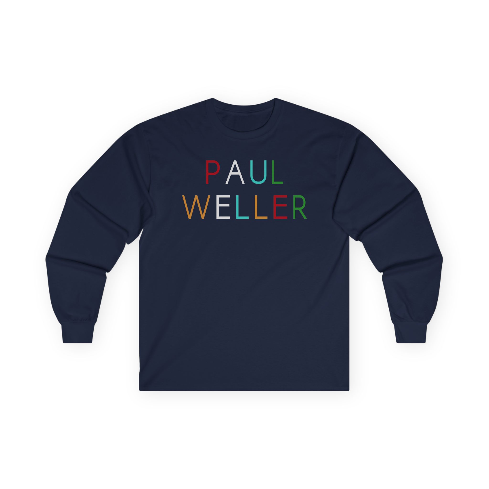 PW Multicolour Logo Unisex Ultra Cotton Long Sleeve Tee