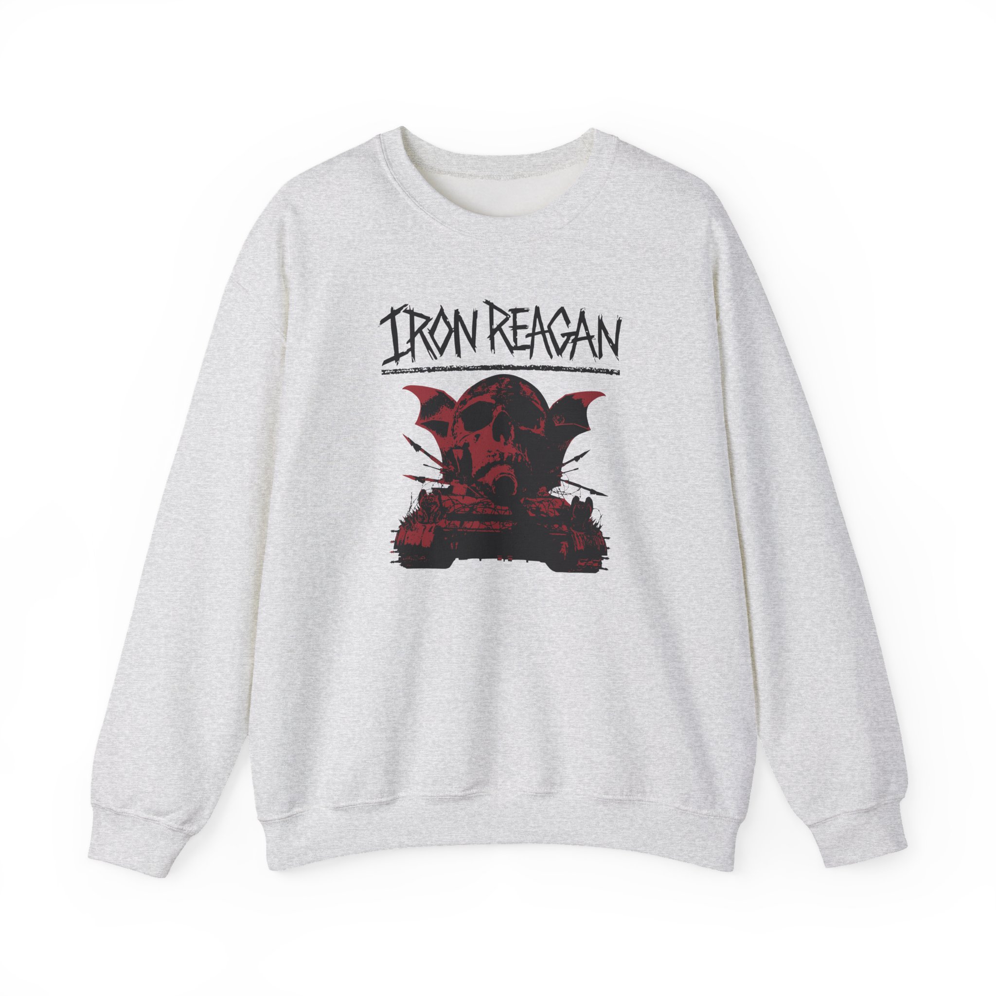Iron Reagan Warning Unisex Heavy Blendâ„¢ Crewneck Sweatshirt