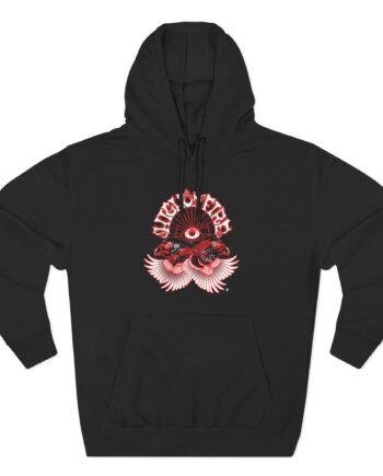 High on Fire Twin Eagles Three-Panel Fleece Hoodie