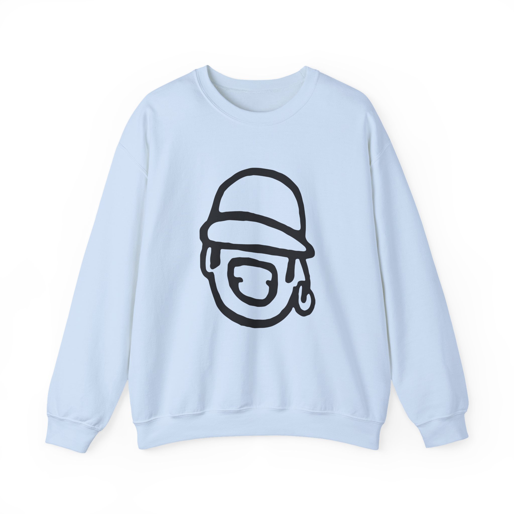 Niko B Big Face Unisex Heavy Blend Crewneck Sweatshirt