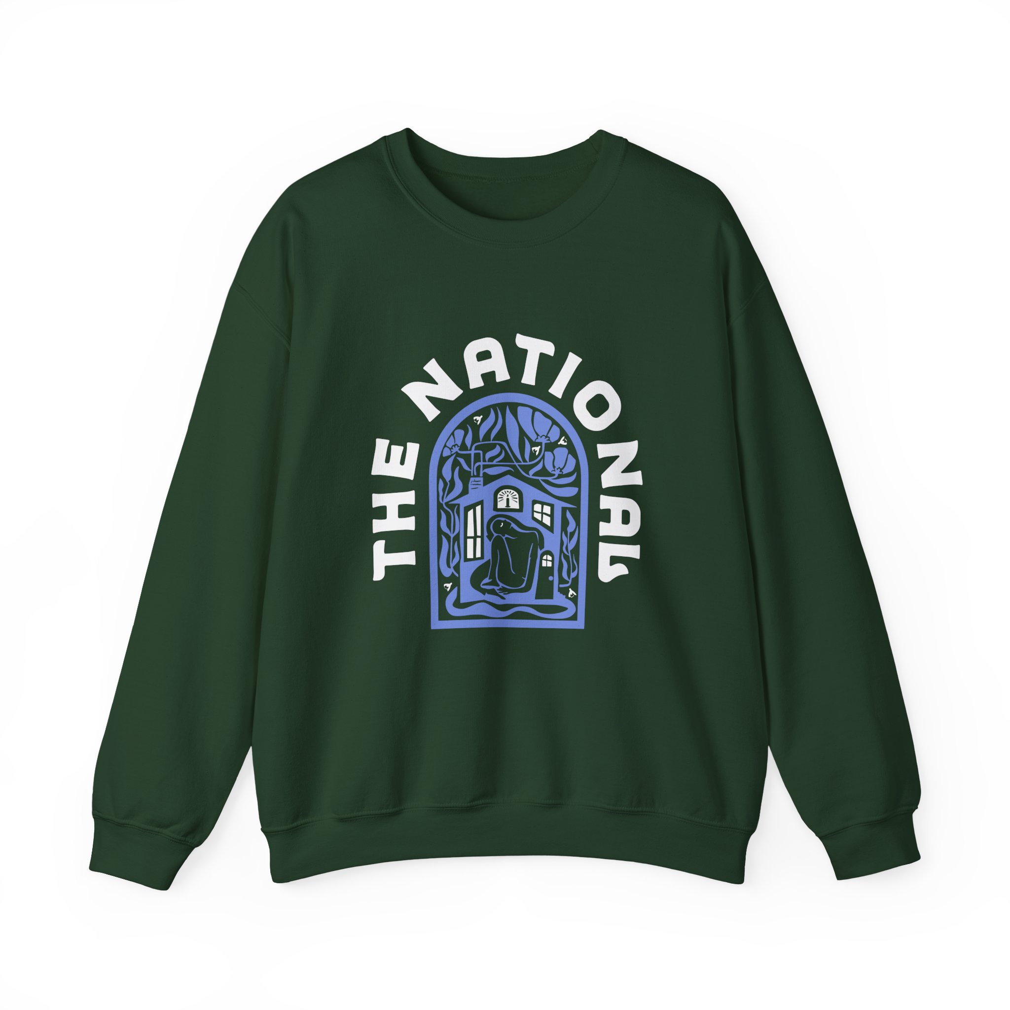 The National Turn Off the House Unisex Heavy Blend Crewneck Sweatshirt