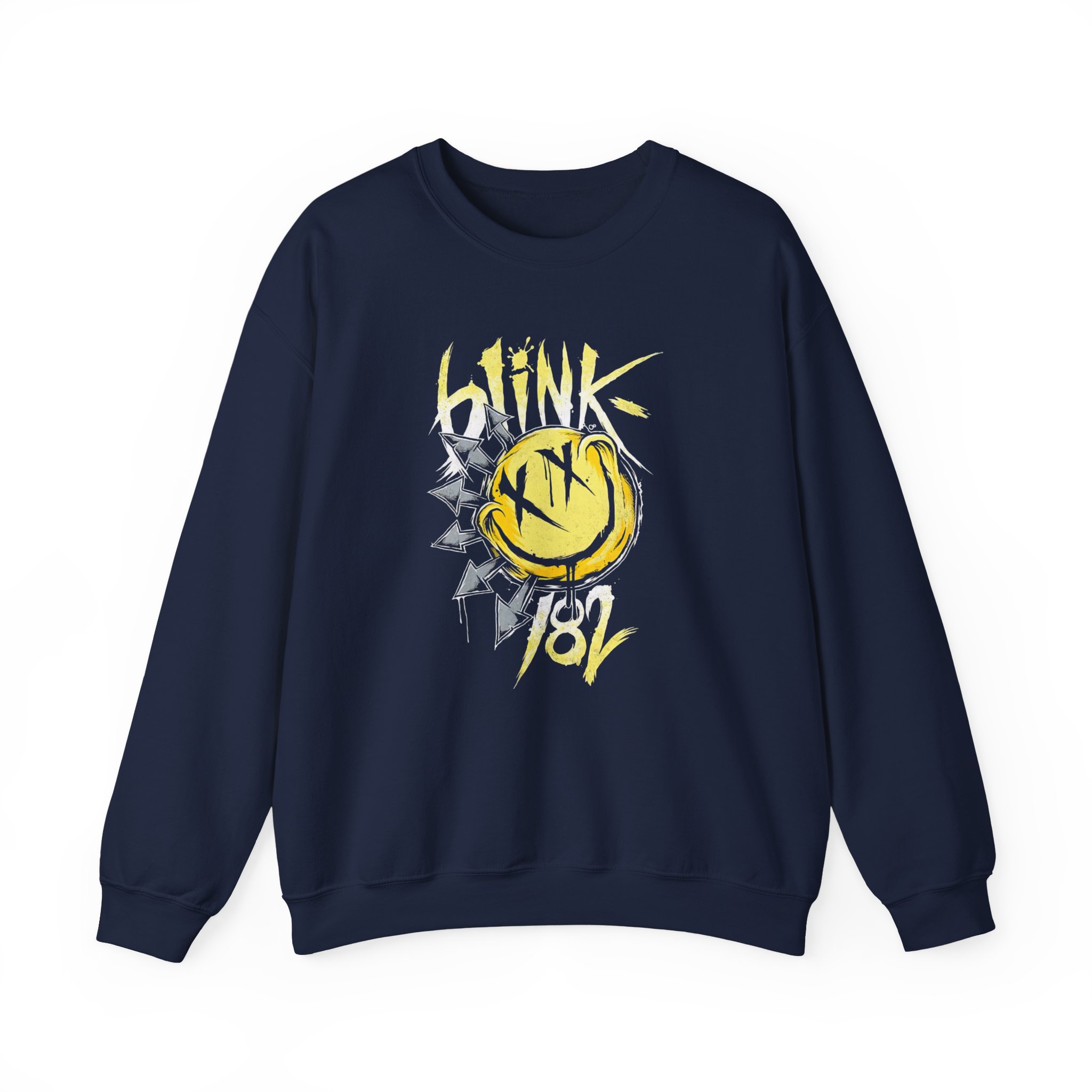 Blink 182 Big Smile Arrows Unisex Heavy Blendâ„¢ Crewneck Sweatshirt