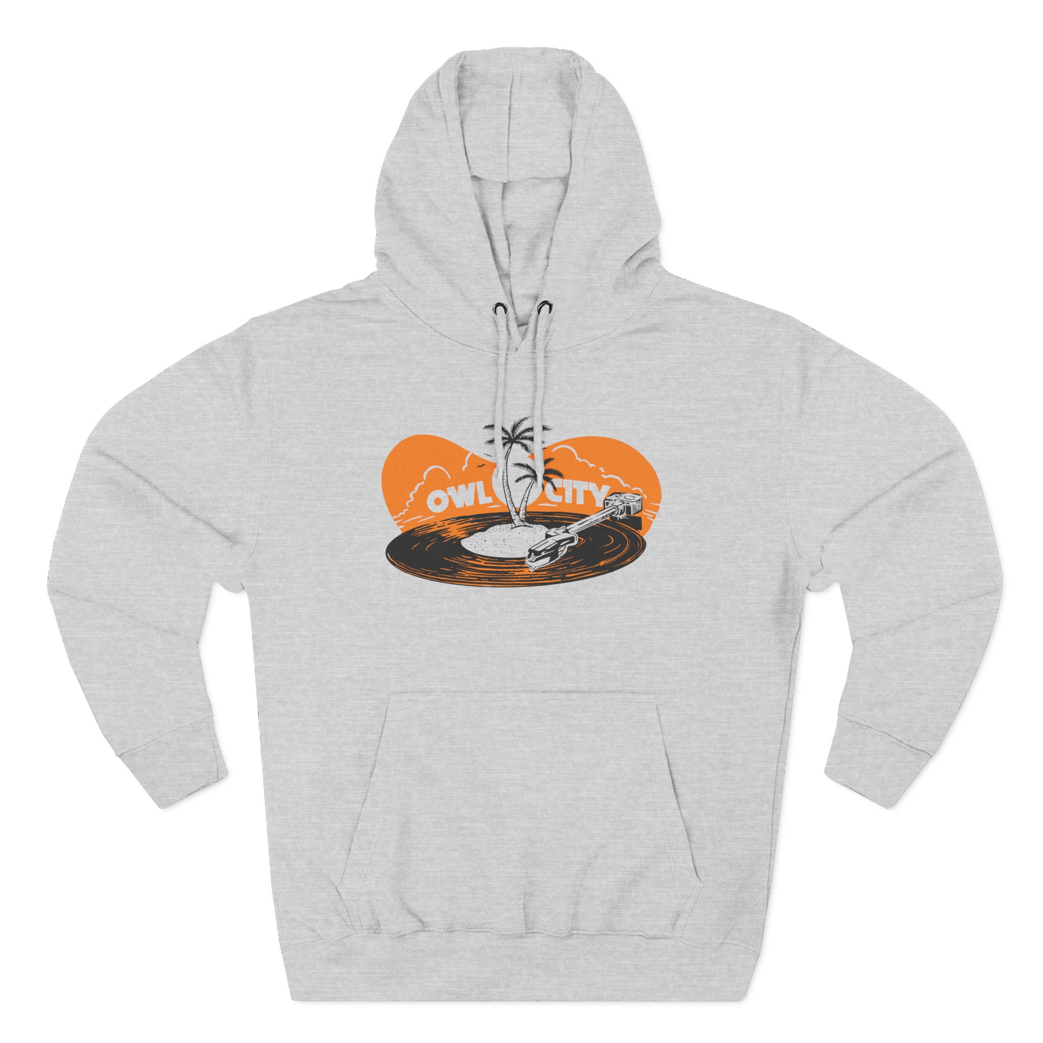 Owl City Beach Vinyl Three-Panel Fleece Hoodie