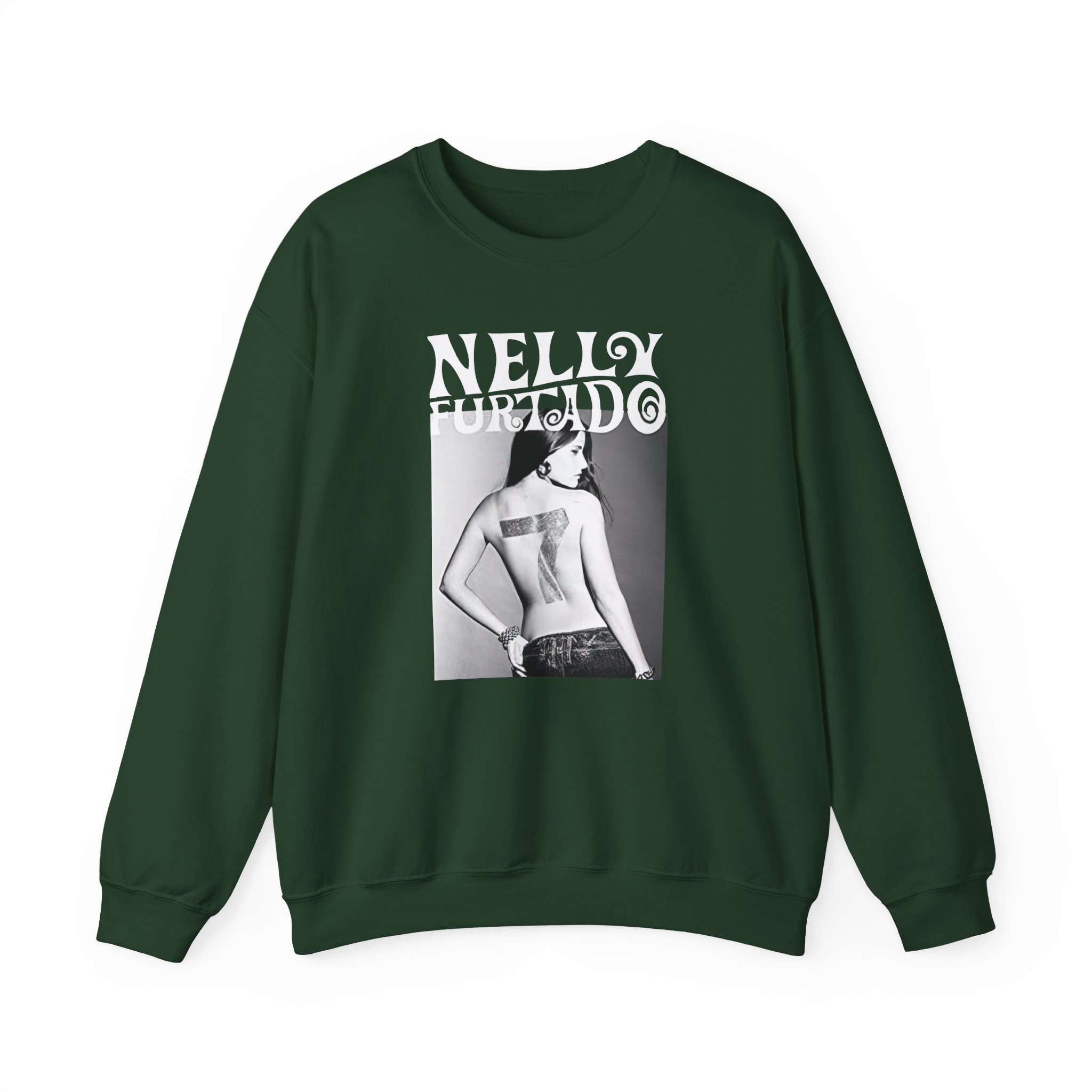 Nelly Furtado 7 Album Unisex Heavy Blend Crewneck Sweatshirt