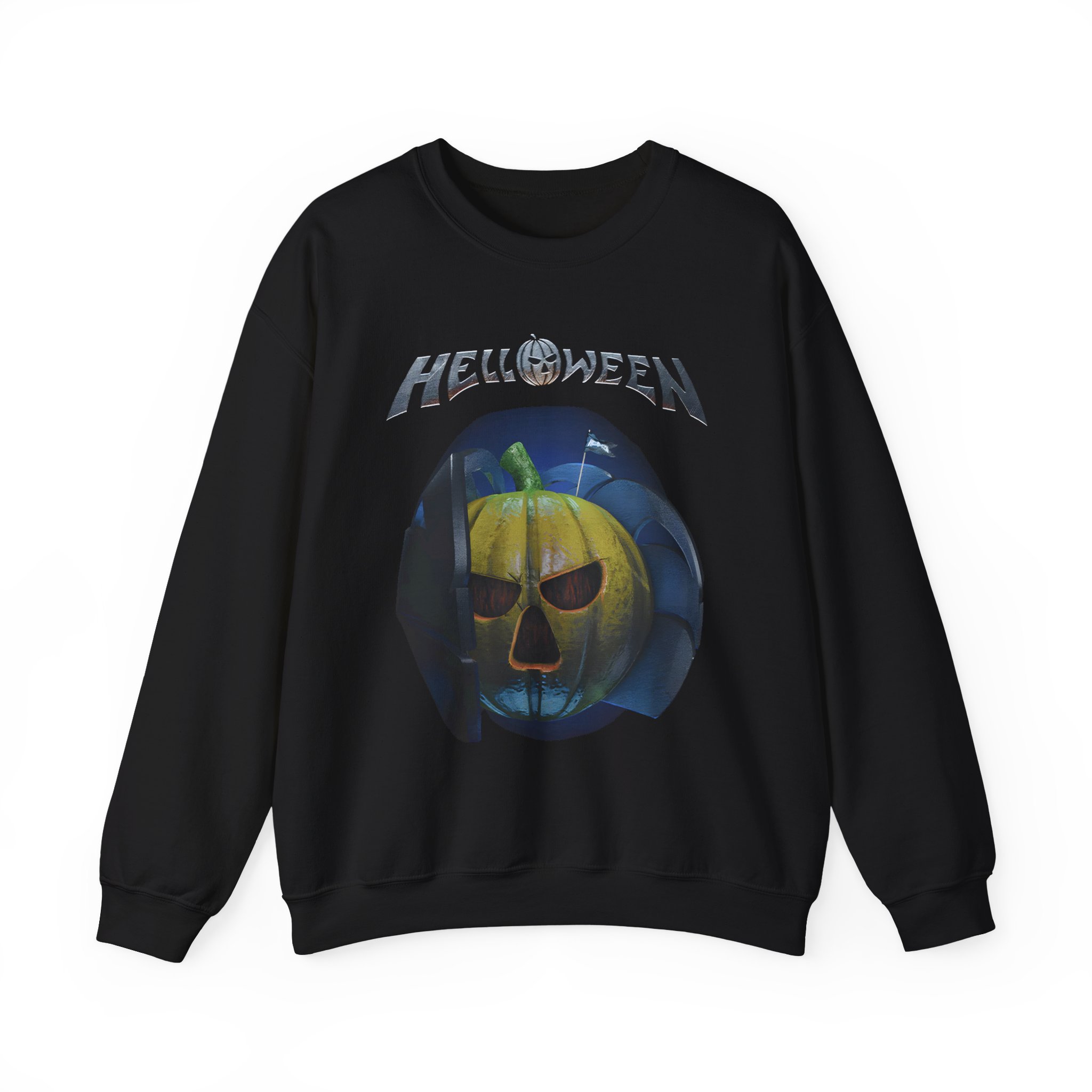 Helloween United Forces Pumpkin Unisex Heavy Blendâ„¢ Crewneck Sweatshirt
