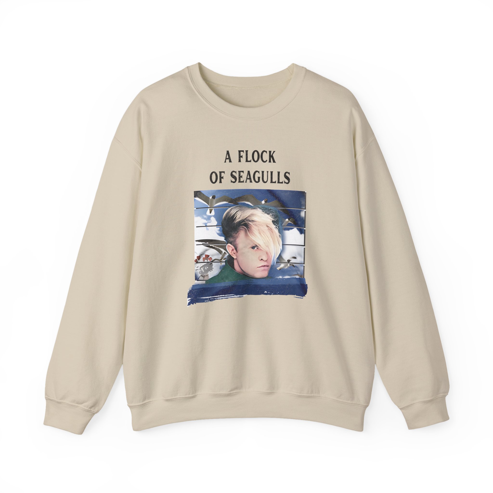 A Flock of Seagulls Birds in Flight Unisex Heavy Blendâ„¢ Crewneck Sweatshirt