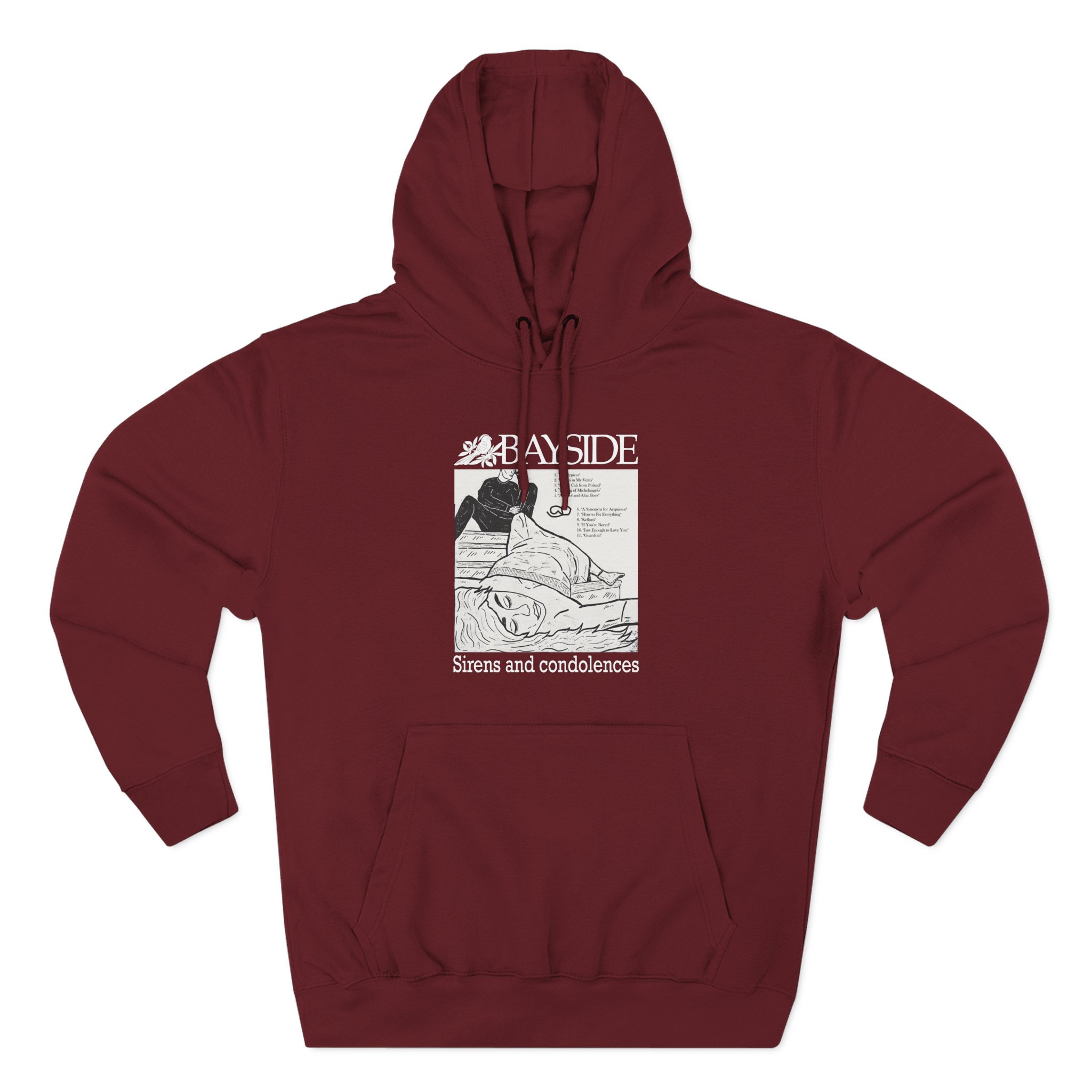 Bayside Sirens and Condolences Three-Panel Fleece Hoodie