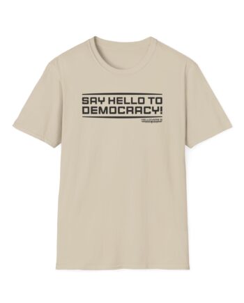 Helldivers Hello to Democracy Unisex Softstyle T-Shirt