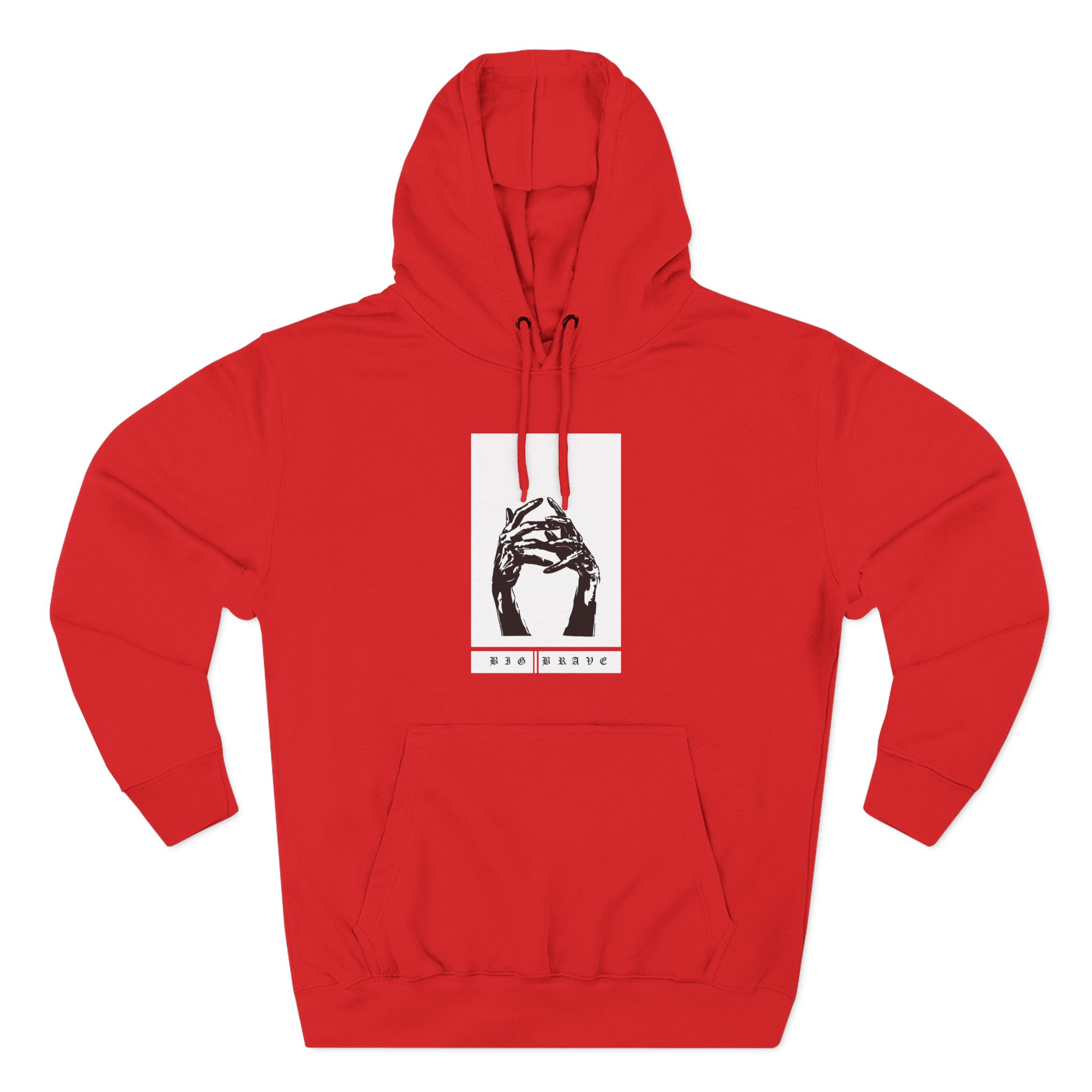 Big Brave Three-Panel Fleece Hoodie
