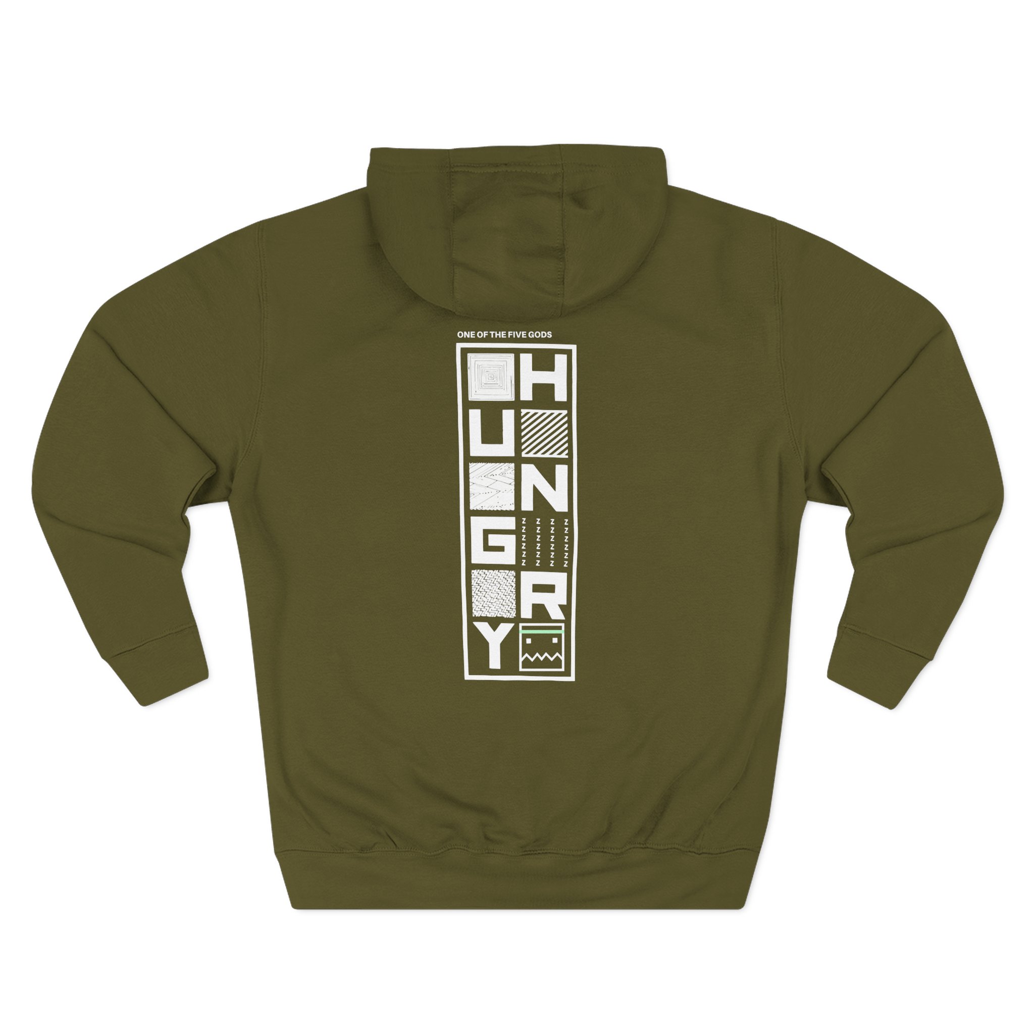 Hungrybox Three-Panel Fleece Hoodie