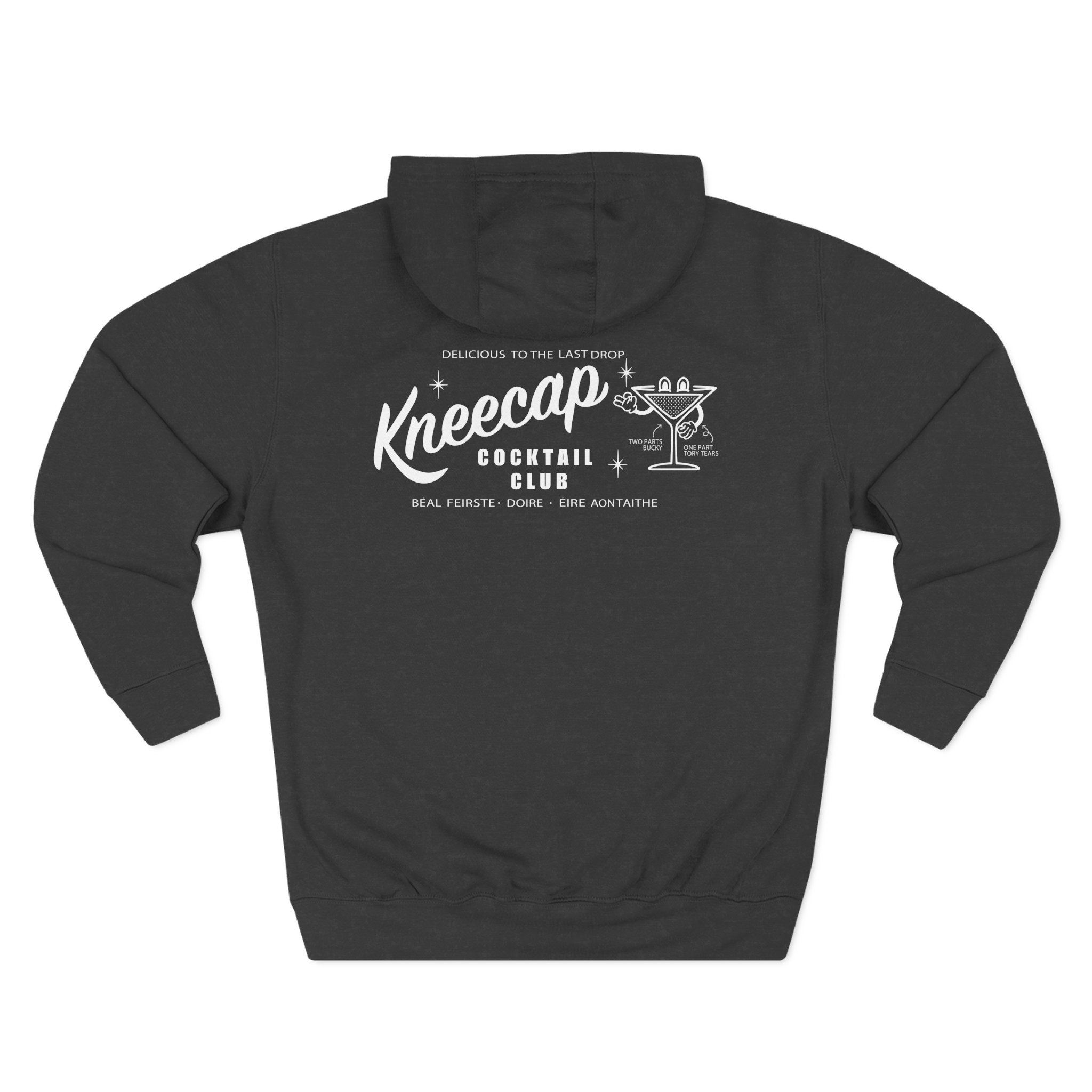 Kneecap Cocktail Three-Panel Fleece Hoodie