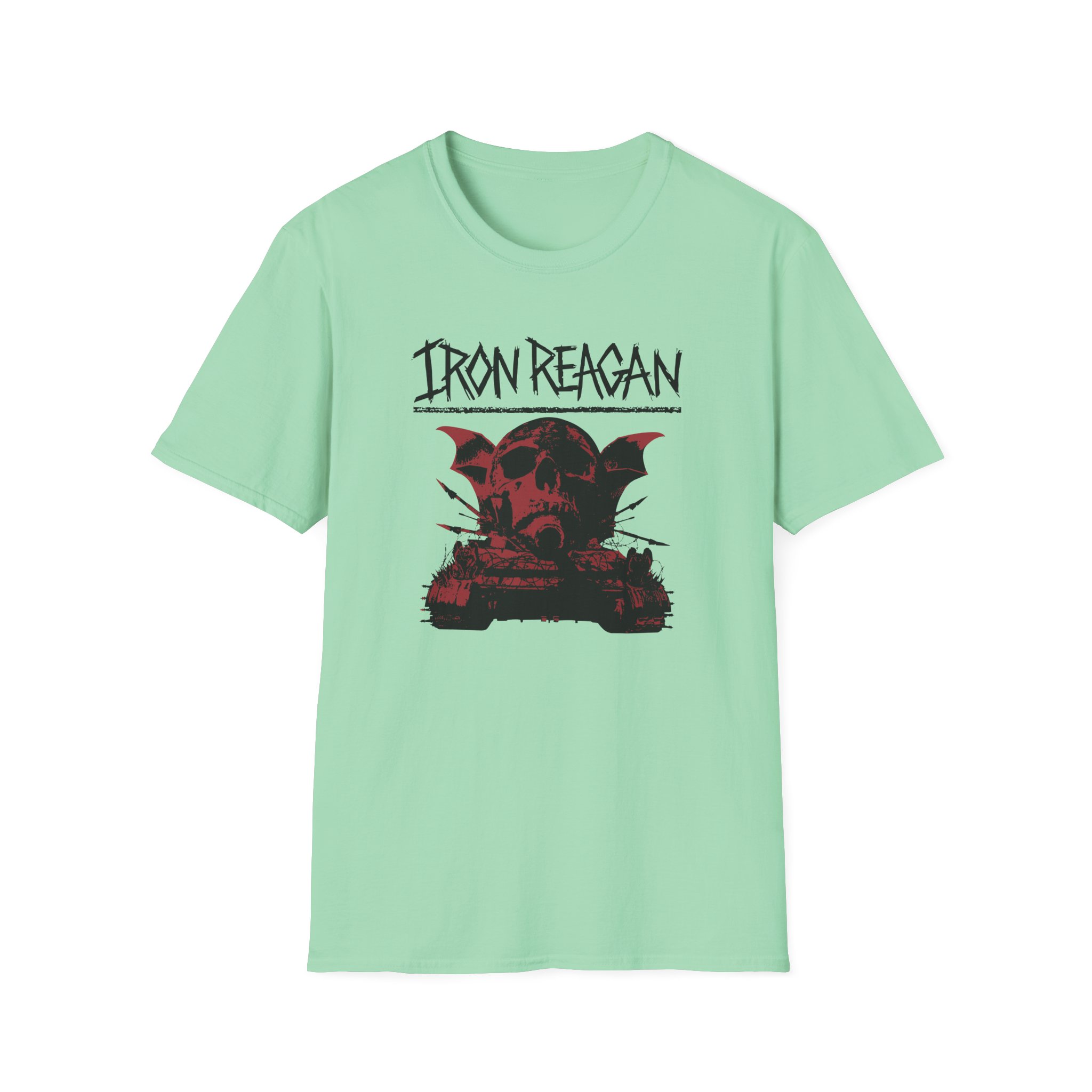 Iron Reagan Warning Unisex Softstyle T-Shirt
