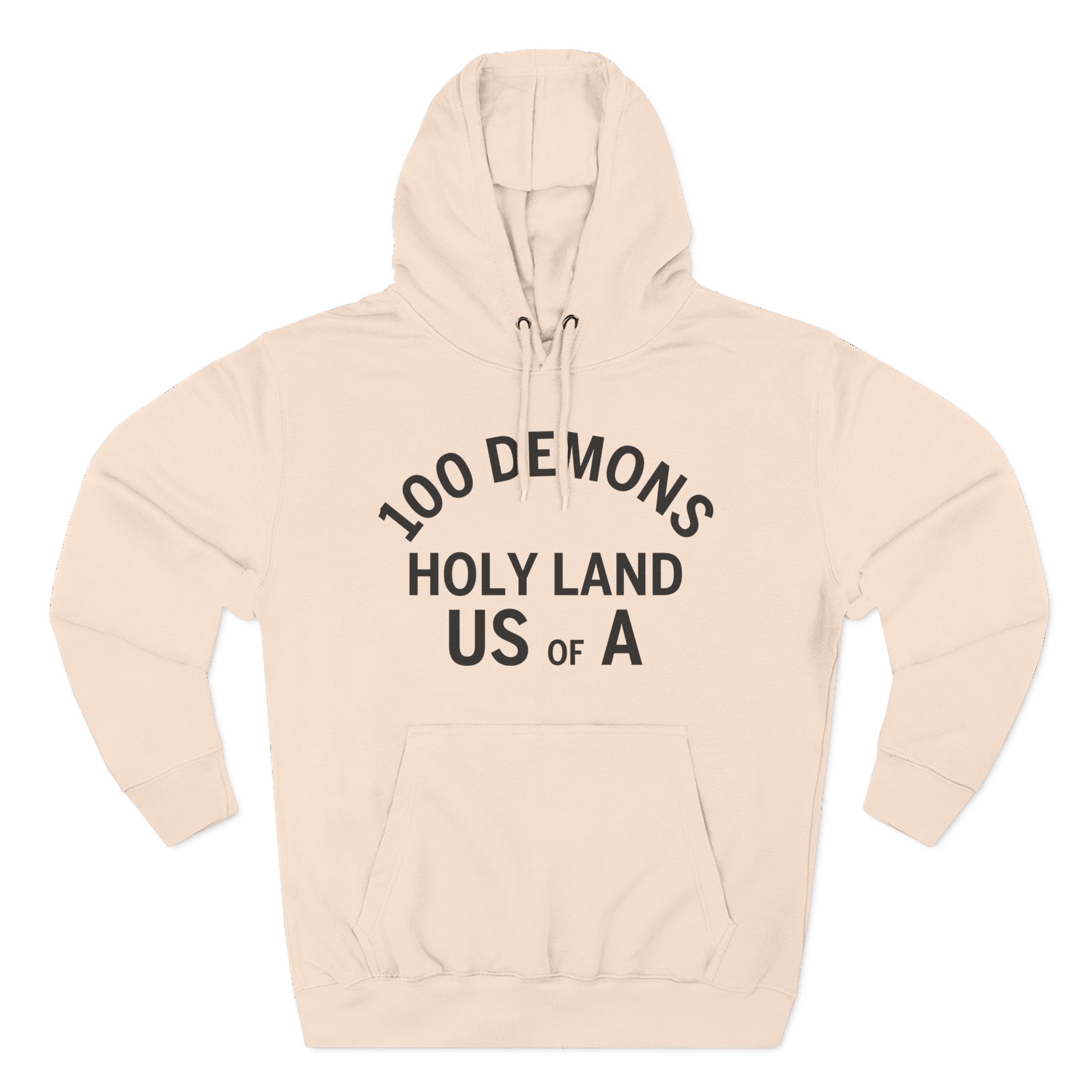 100 Demons Holyland Three-Panel Fleece Hoodie
