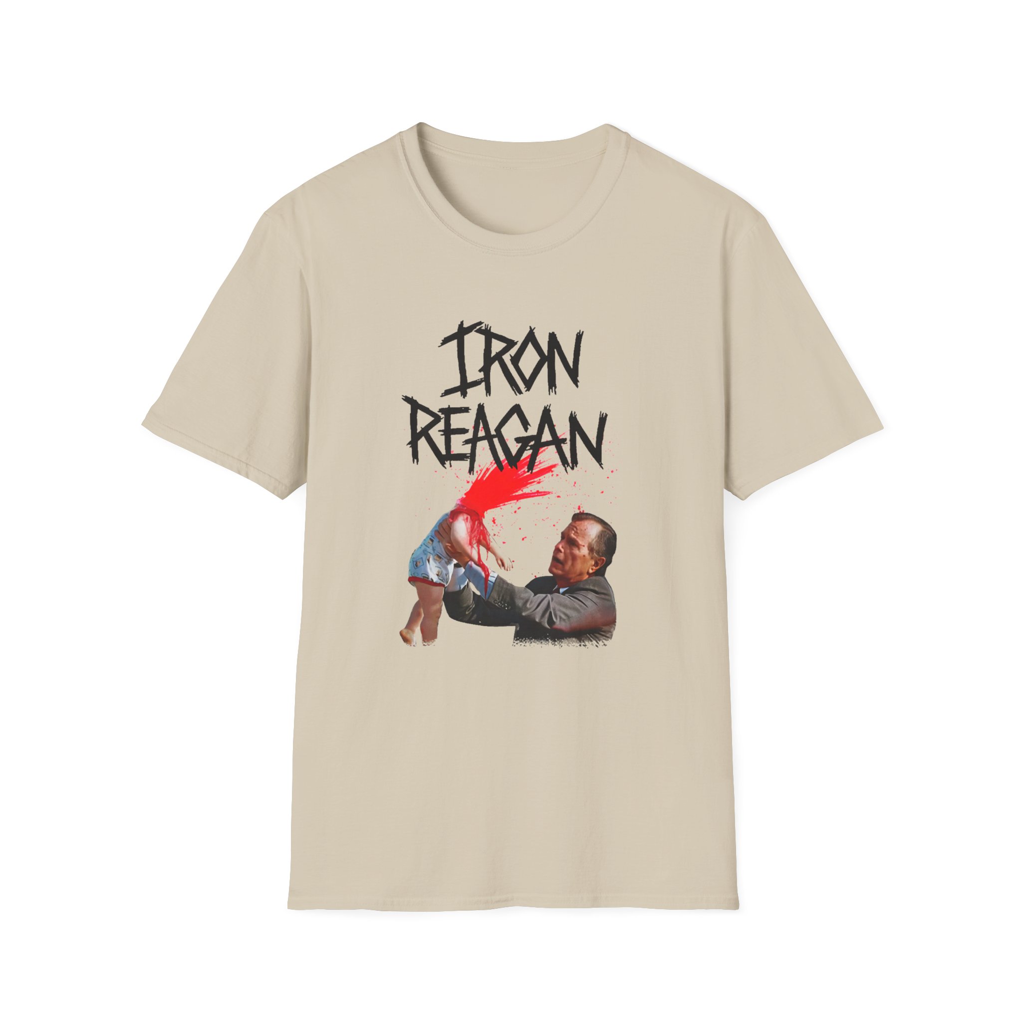 Iron Reagan Asshole Bush Unisex Softstyle T-Shirt