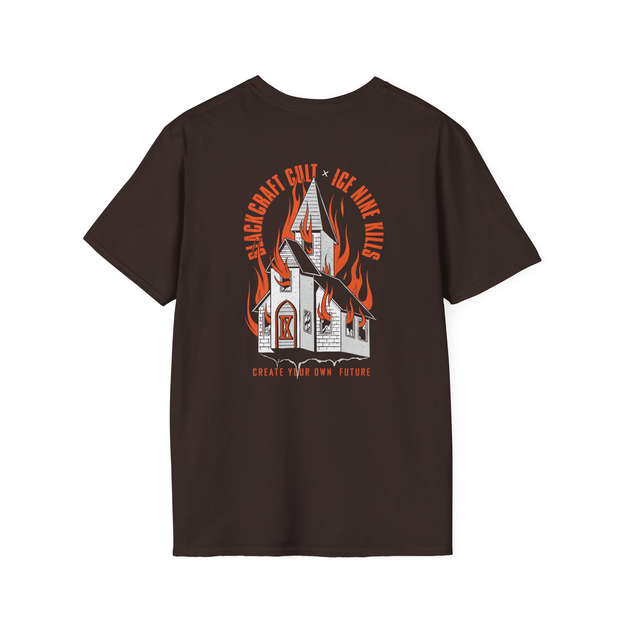Ice Nine Kills Ink Burning Church Unisex Softstyle T-Shirt