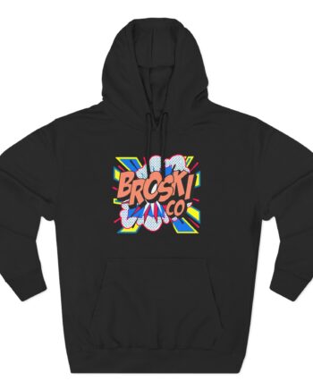 Broski Report Three-Panel Fleece Hoodie