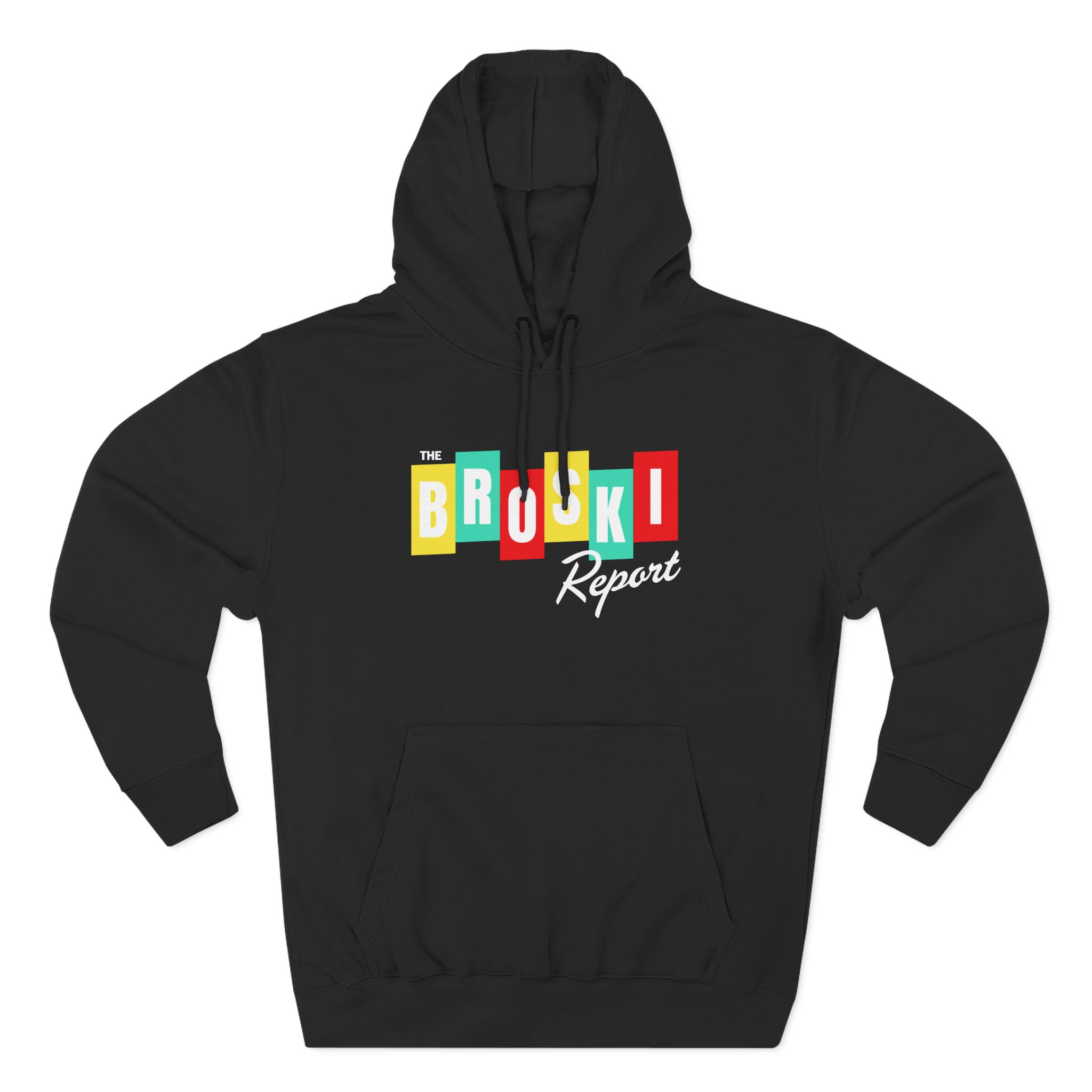 Broski Report National News Blast Three-Panel Fleece Hoodie