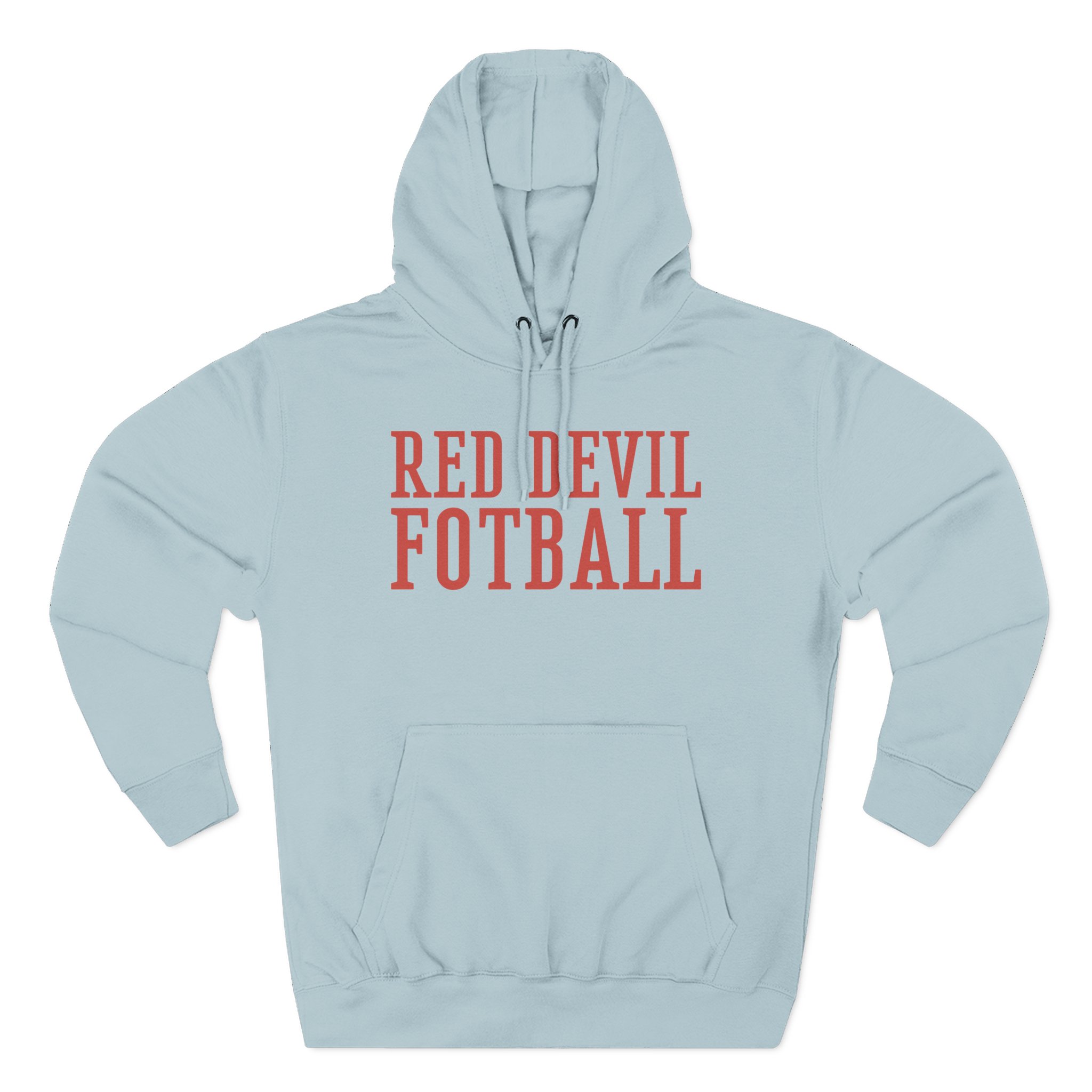 Shaboozey Red Devil Football Three-Panel Fleece Hoodie