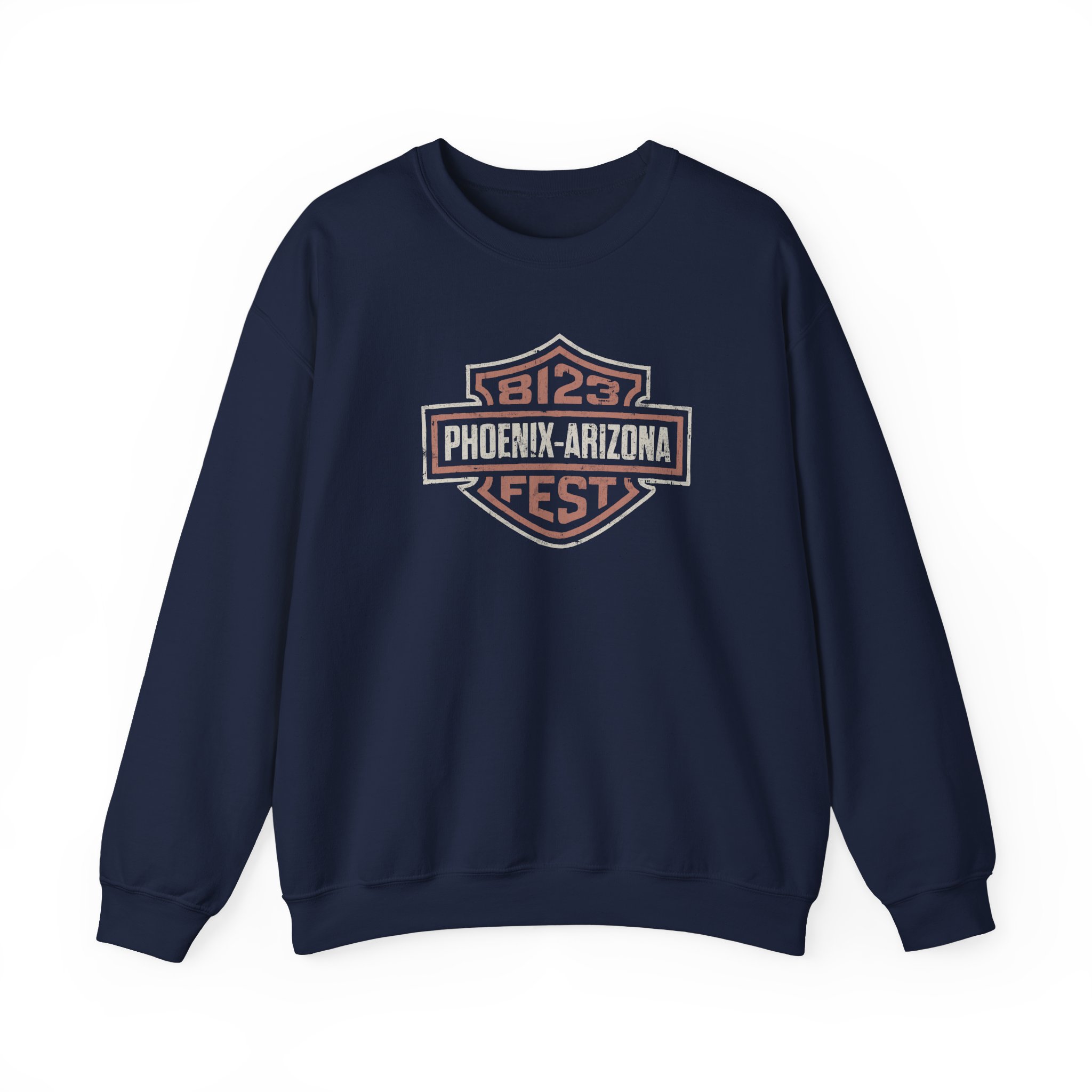 The Maine 8123 Fest Moto Unisex Heavy Blend Crewneck Sweatshirt