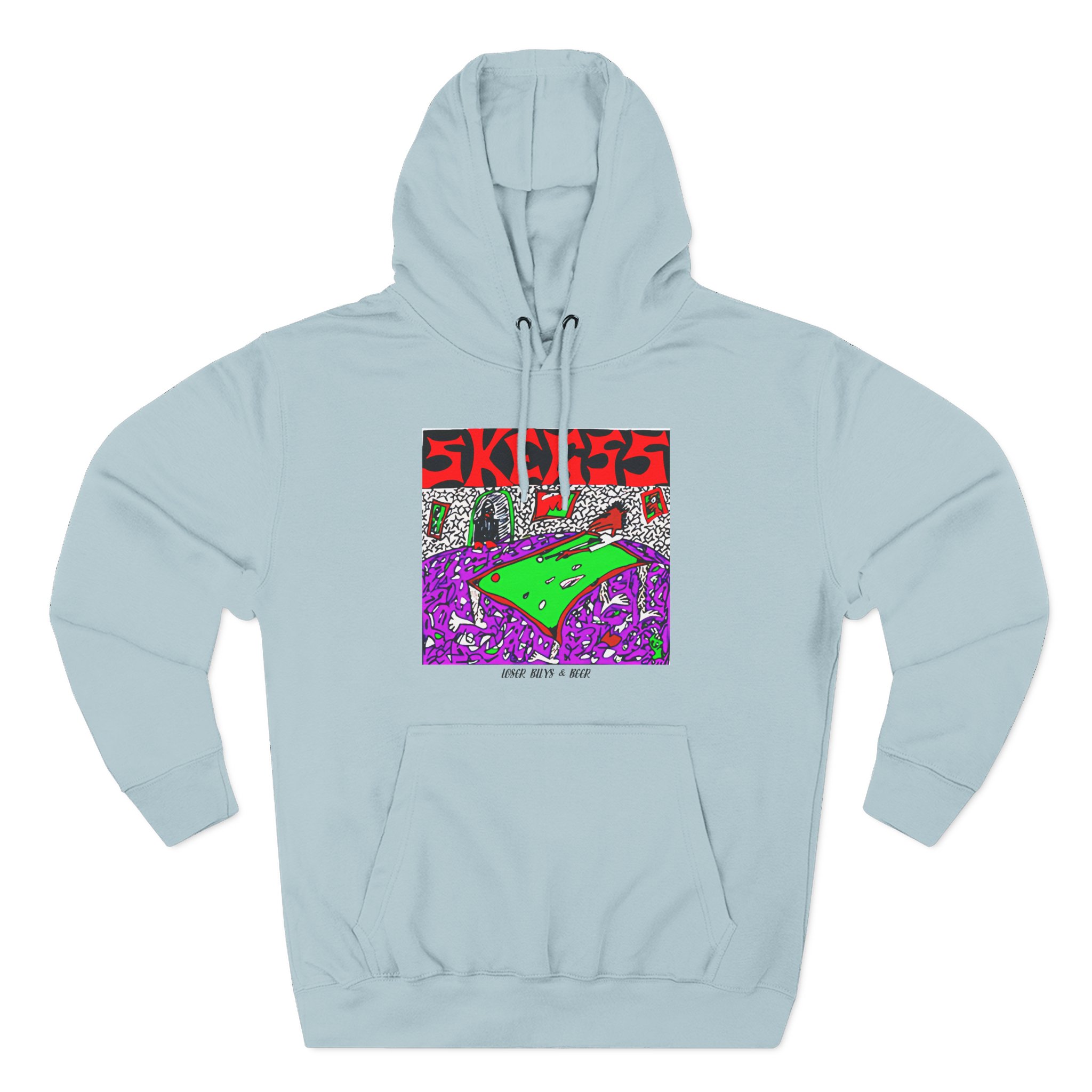 Skegss Pool Three-Panel Fleece Hoodie