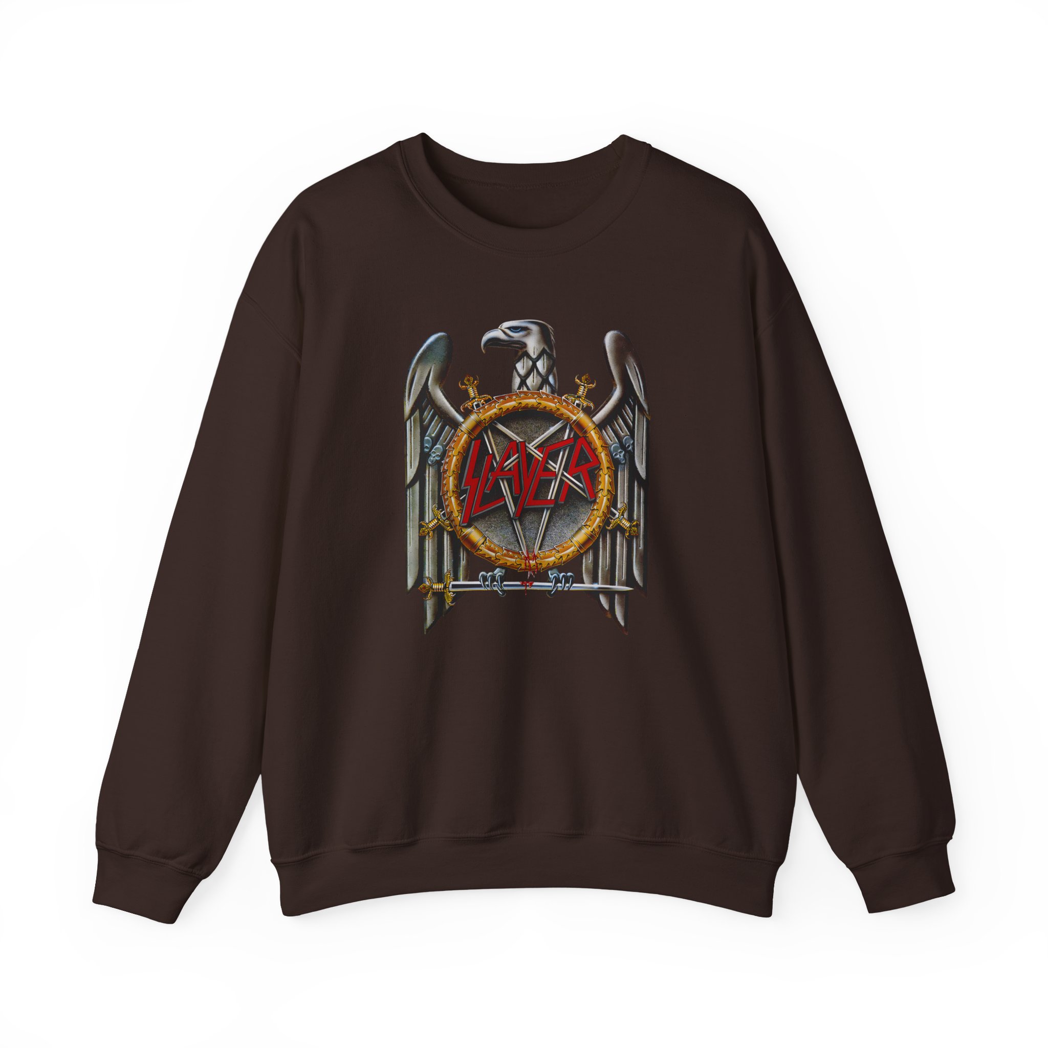 Slayer Silver Eagle Unisex Heavy Blendâ„¢ Crewneck Sweatshirt