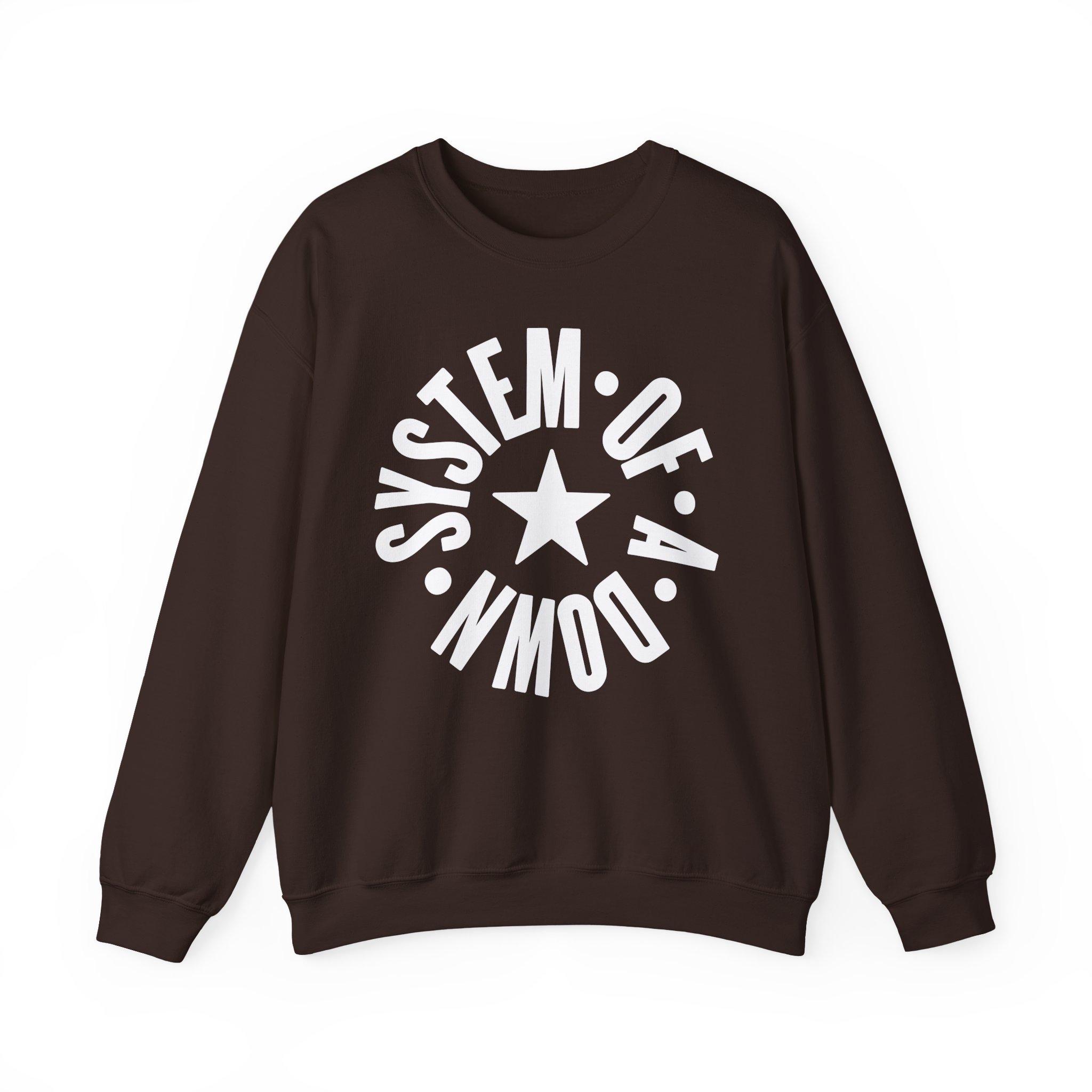 System of a Down Full Circle Logo Kids Unisex Heavy Blendâ„¢ Crewneck Sweatshirt