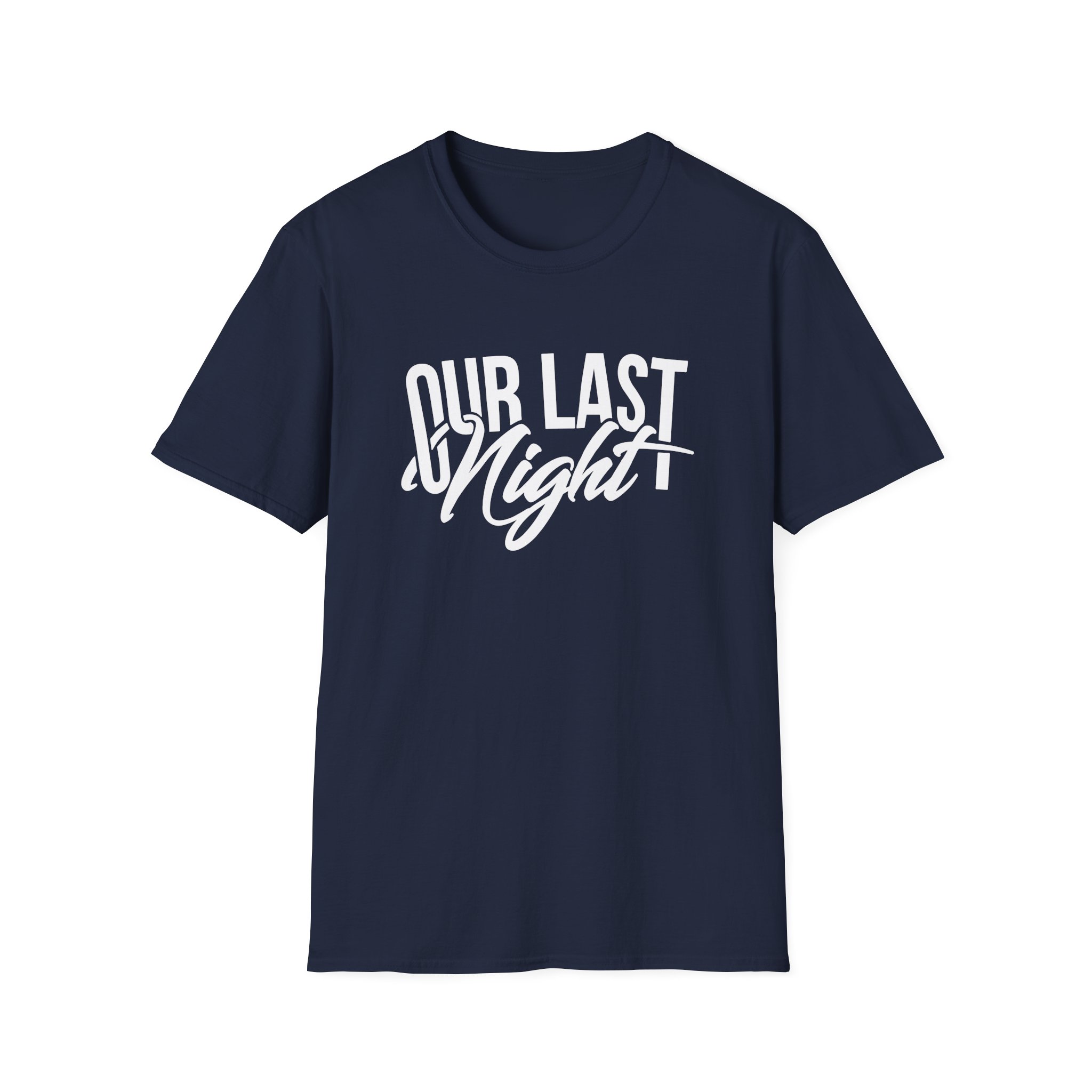 Our Last Night Script Unisex Softstyle T-Shirt