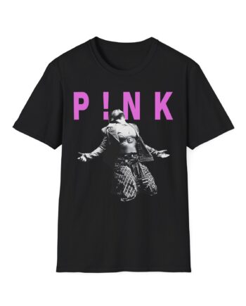 Pink Trustfall Praise Unisex Softstyle T-Shirt