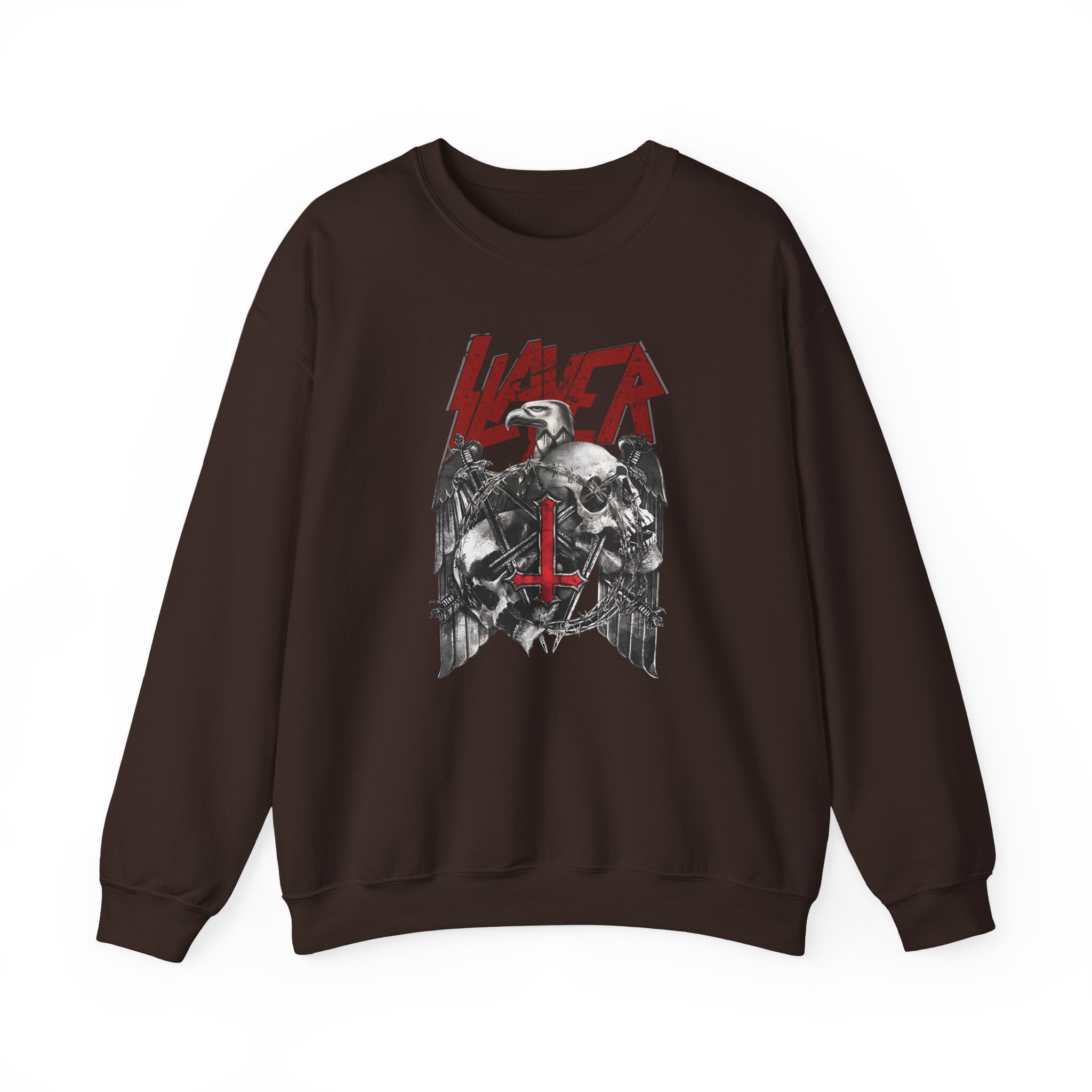 Slayer Final Campaign Eagle Unisex Heavy Blendâ„¢ Crewneck Sweatshirt