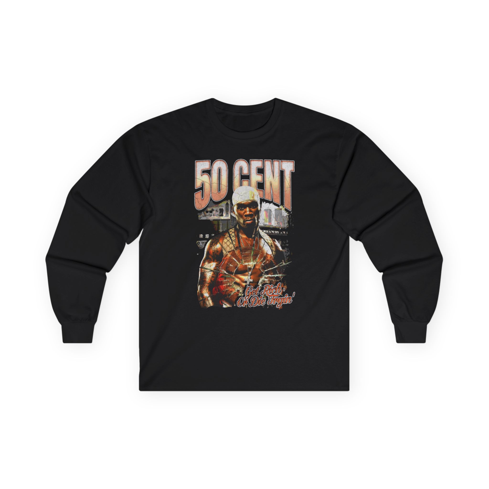 50 Cent Get Rich or Die Tryin Unisex Ultra Cotton Long Sleeve Tee