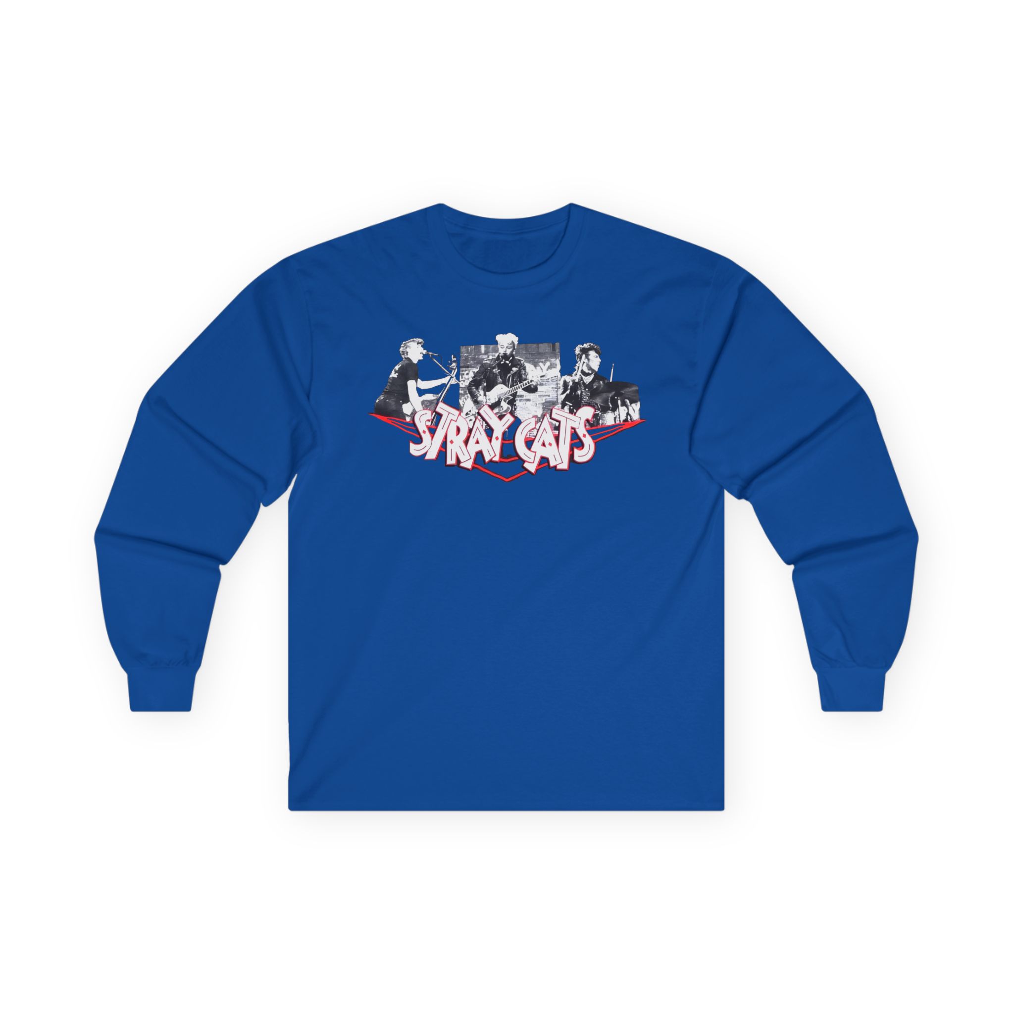 Stray Cats Photo Collage Unisex Ultra Cotton Long Sleeve Tee